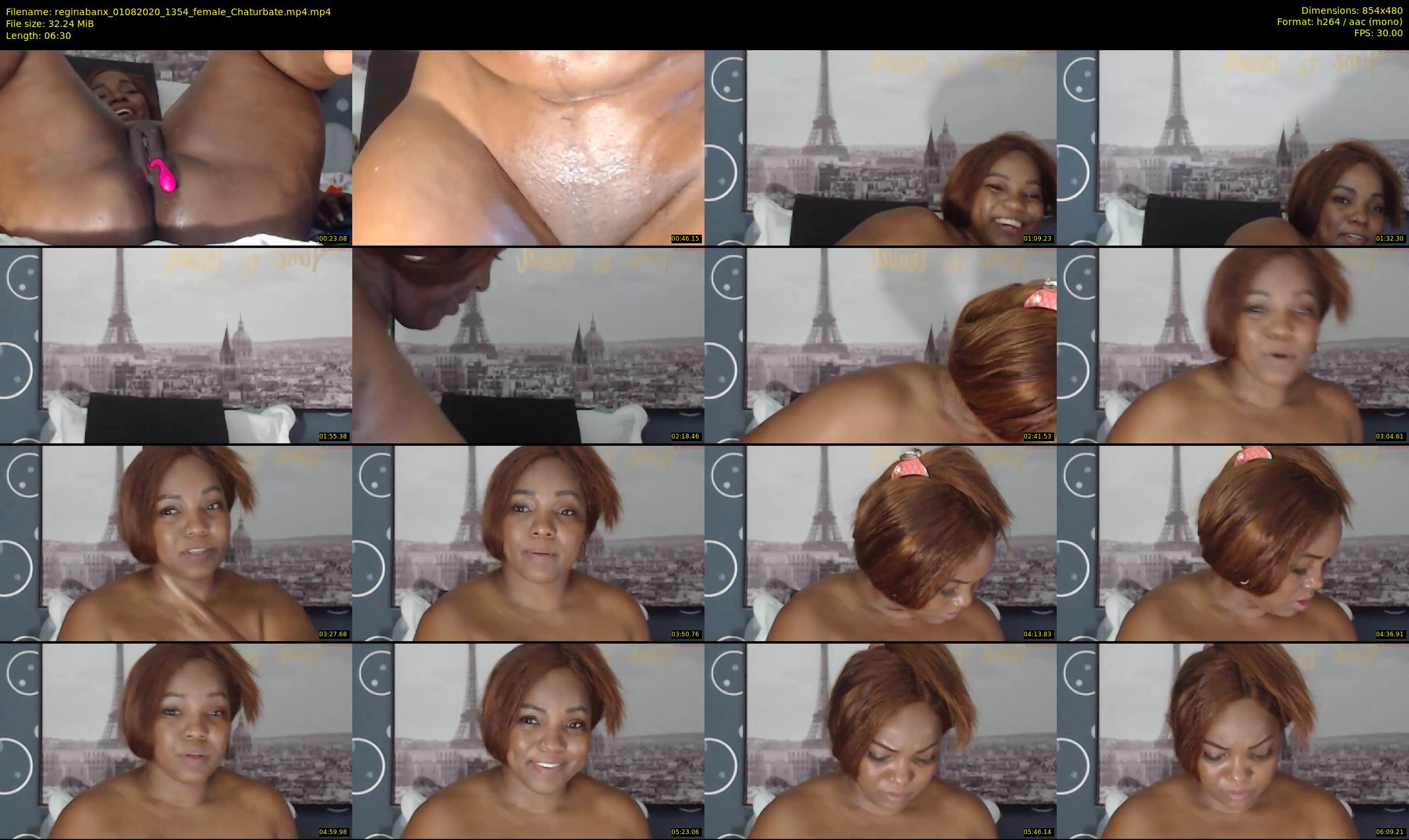 reginabanx — 7 minute Chaturbate female cam show recording, 480p, Aug 1, 2020