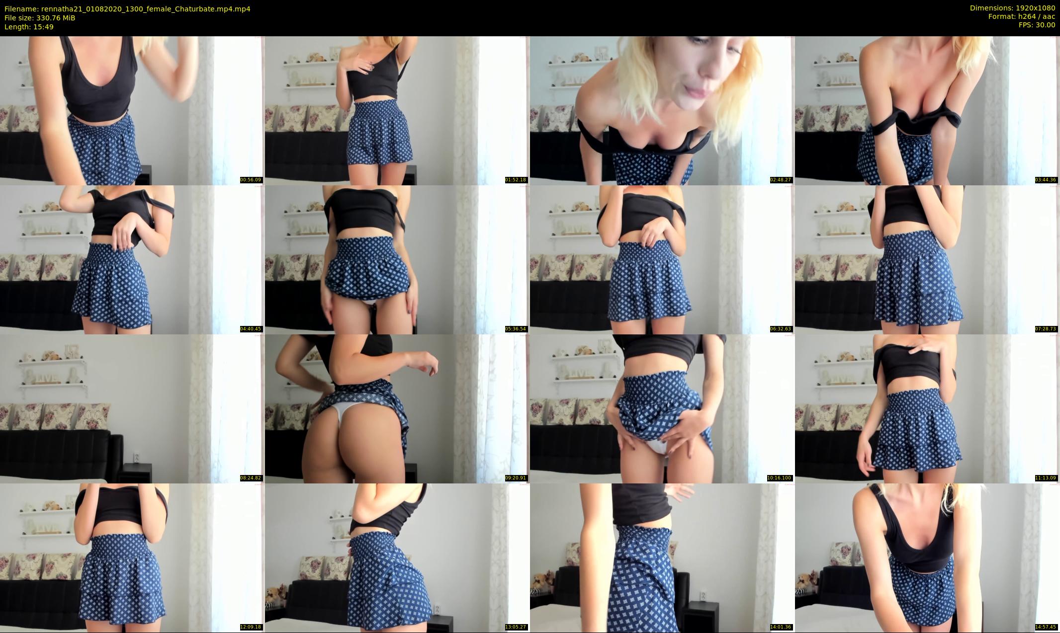 rennatha21 — 16 minute Chaturbate female cam show recording, 1080p, Aug 1, 2020