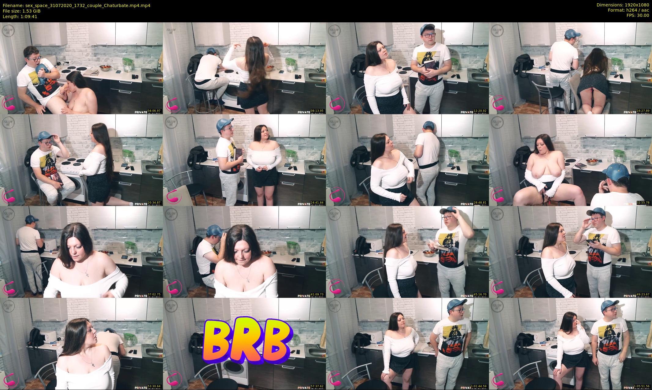 sex_space — 70 minute Chaturbate couple cam show recording, 1080p, Jul 31, 2020
