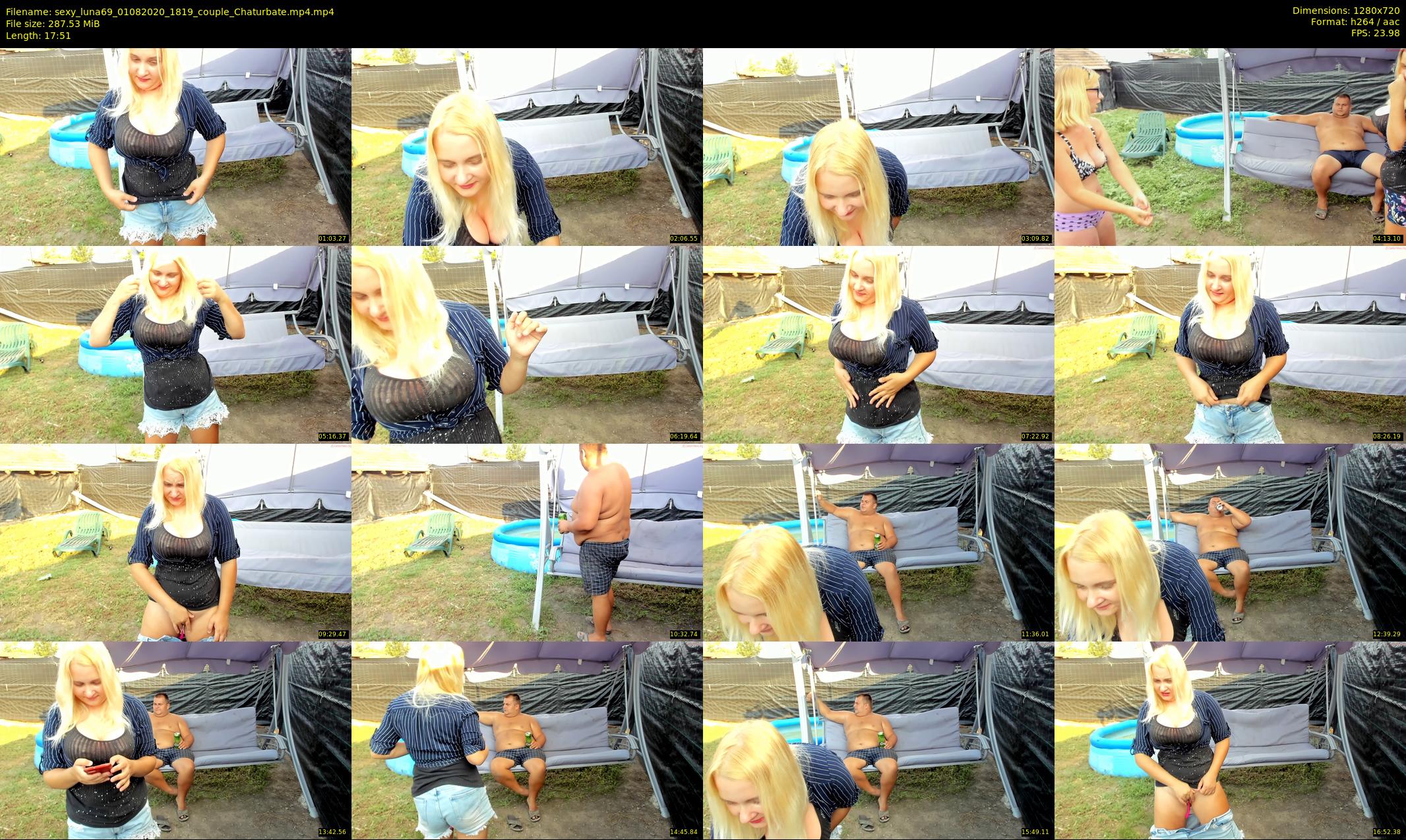 sexy_luna69 — 18 minute Chaturbate couple cam show recording, 720p, Aug 1, 2020