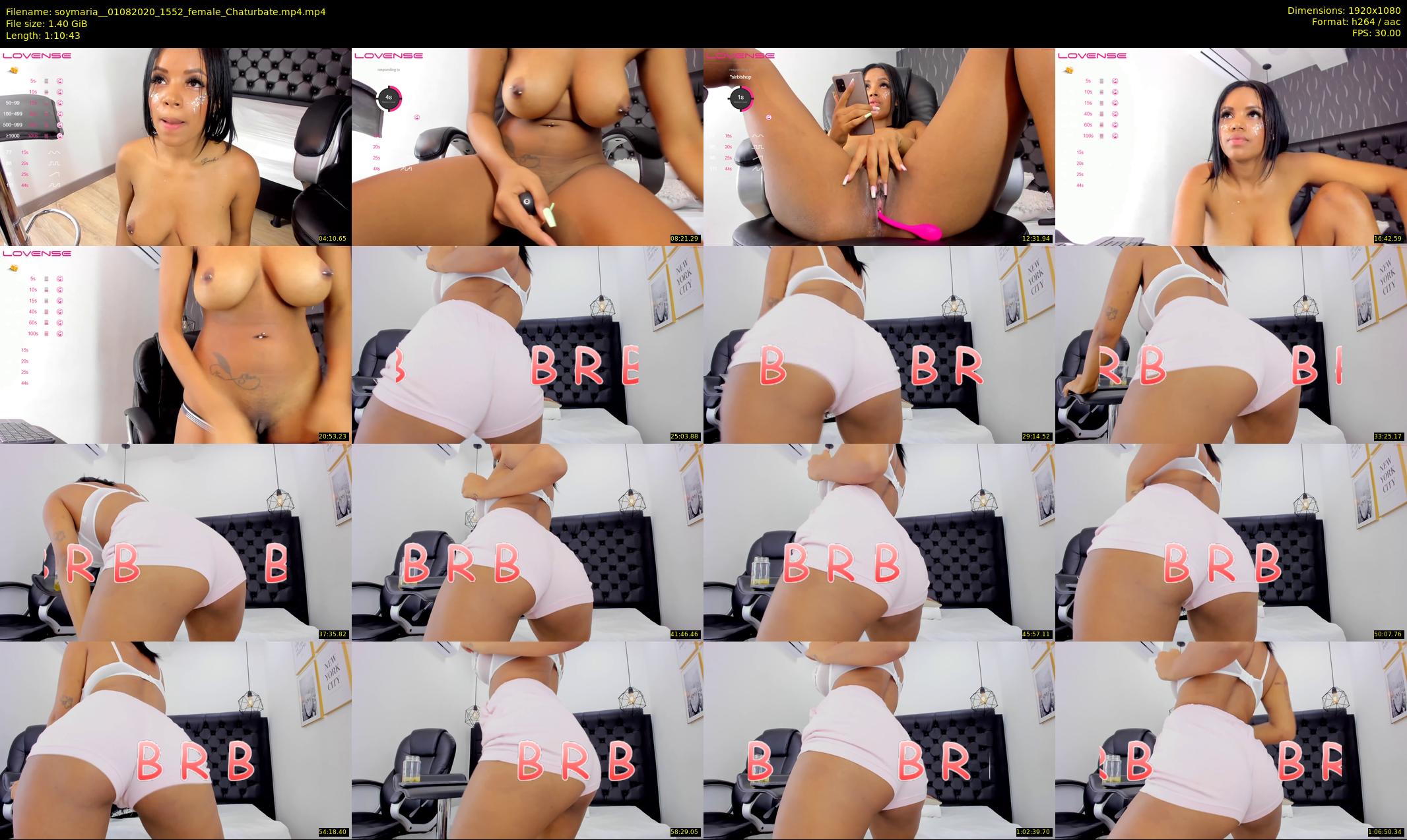 soymaria_ — 71 minute Chaturbate female cam show recording, 1080p, Aug 1, 2020