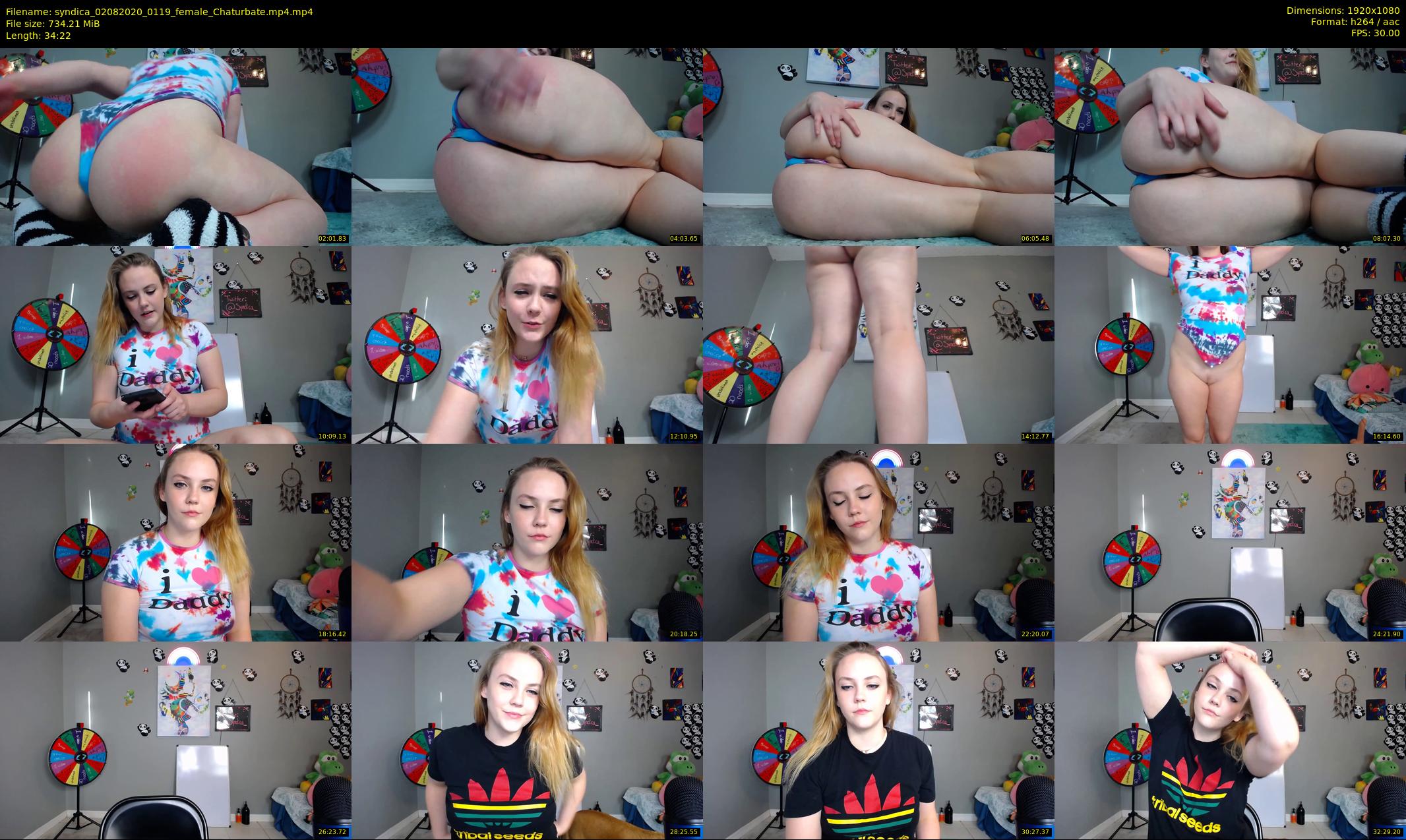 syndica — 35 minute Chaturbate female cam show recording, 1080p, Aug 2, 2020