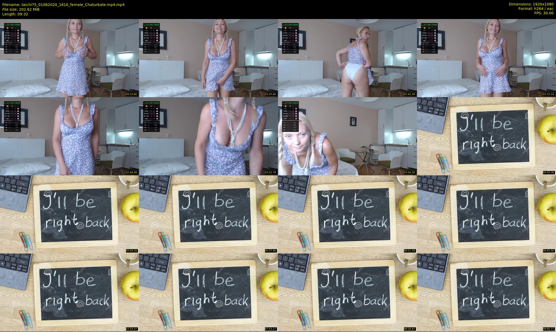 taichi75 — 10 minute Chaturbate female cam show recording, 1080p, Aug 1, 2020