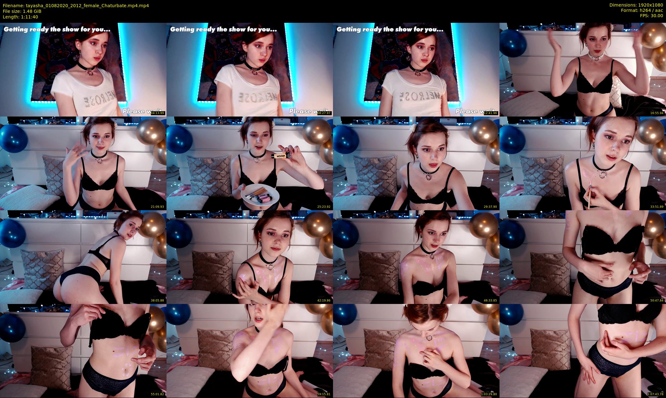 tayasha — 72 minute Chaturbate female cam show recording, 1080p, Aug 1, 2020
