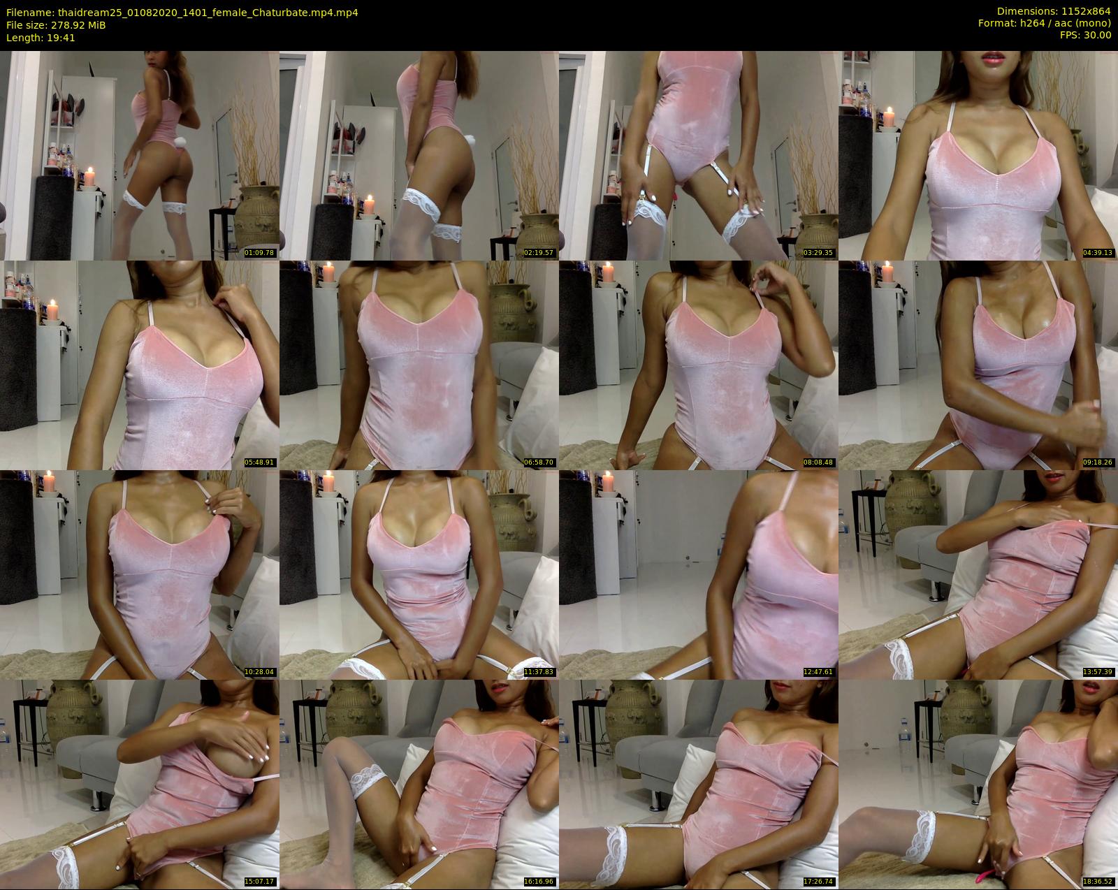 thaidream25 — 20 minute Chaturbate female cam show recording, 720p, Aug 1, 2020