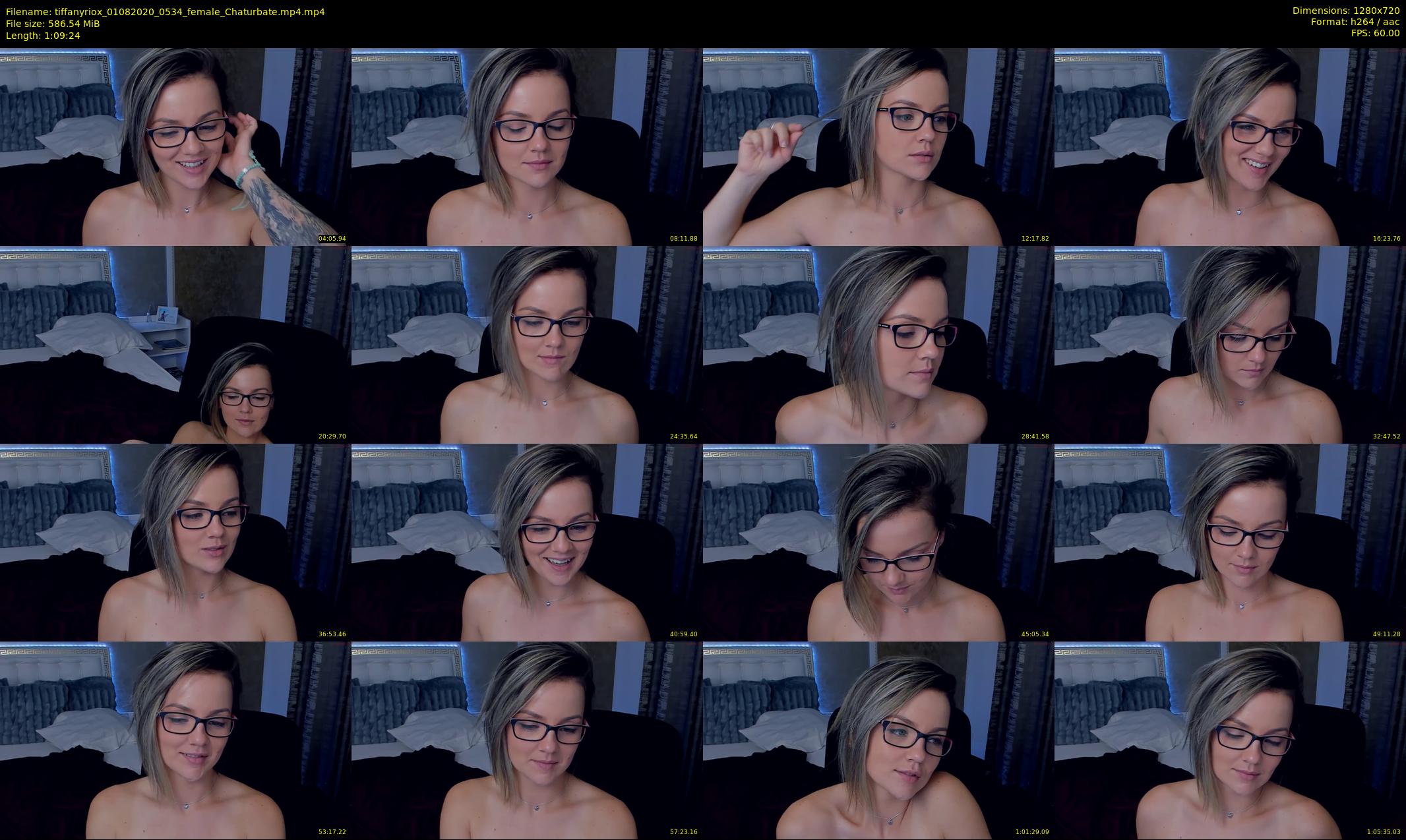 tiffanyriox — 70 minute Chaturbate female cam show recording, 720p, Aug 1, 2020