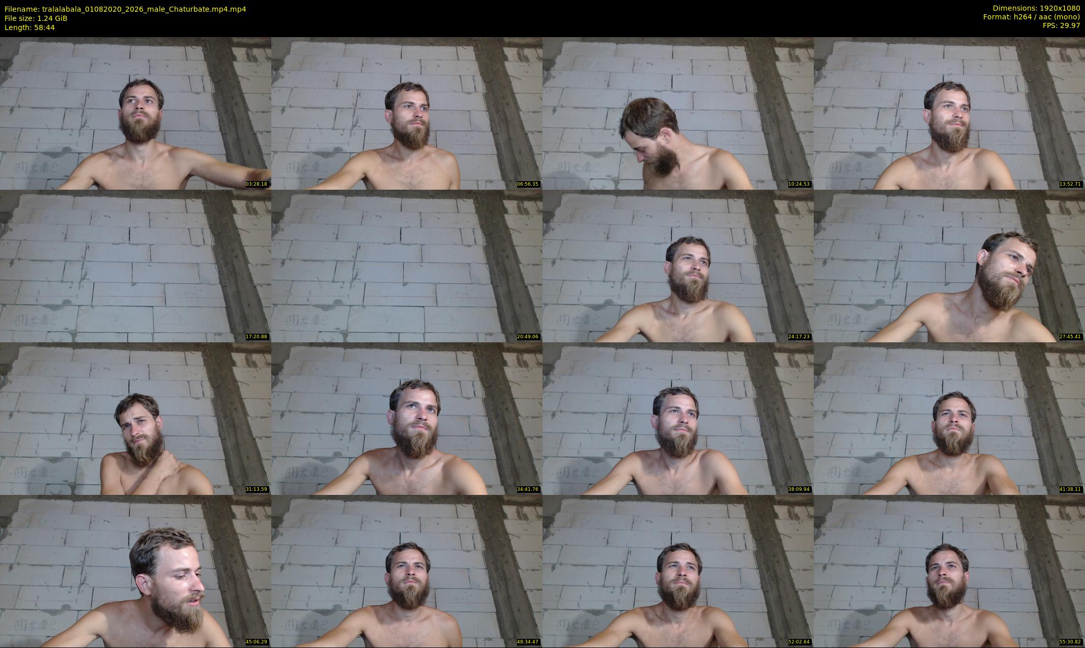 tralalabala — 59 minute Chaturbate male cam show recording, 1080p, Aug 1, 2020