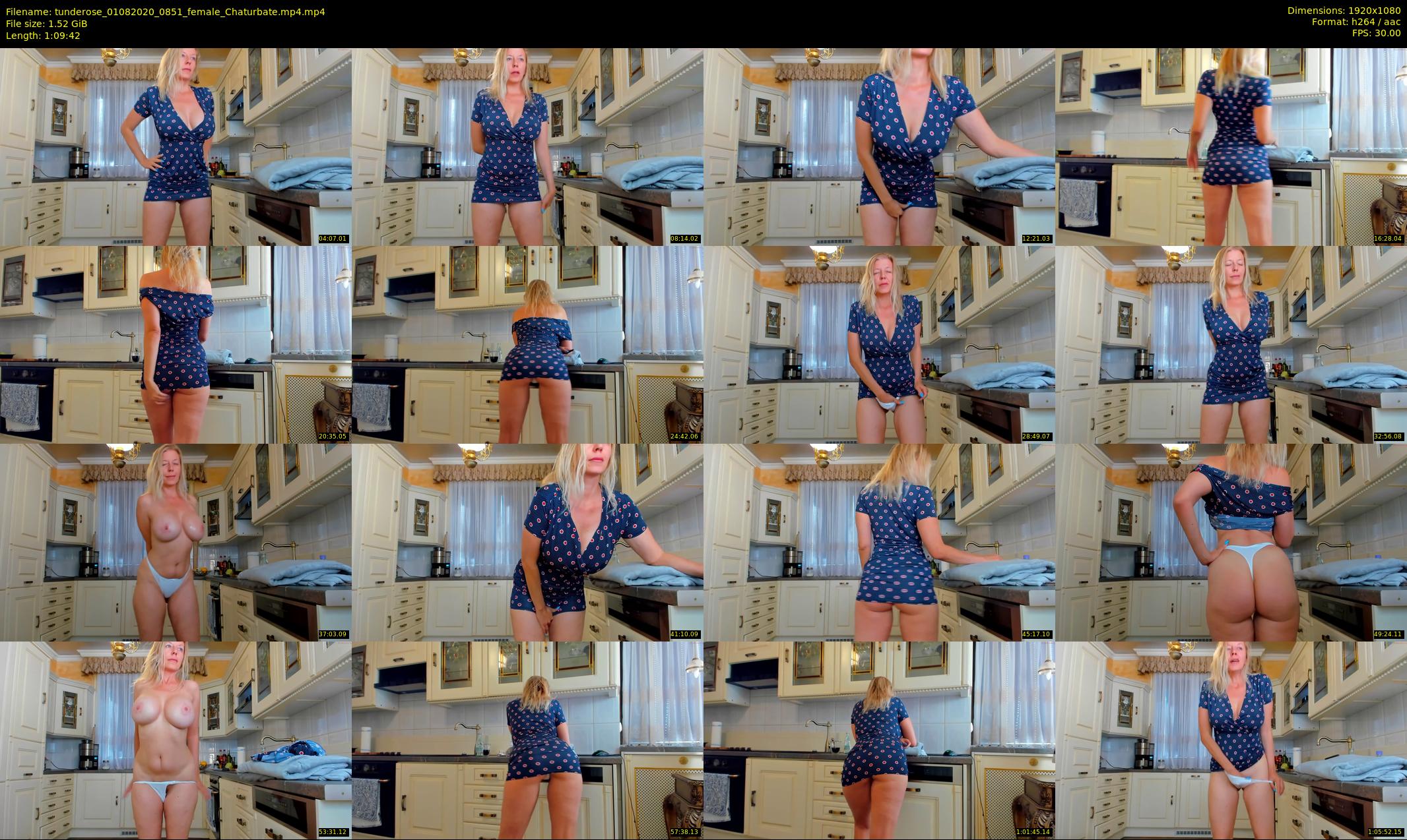 tunderose — 70 minute Chaturbate female cam show recording, 1080p, Aug 1, 2020