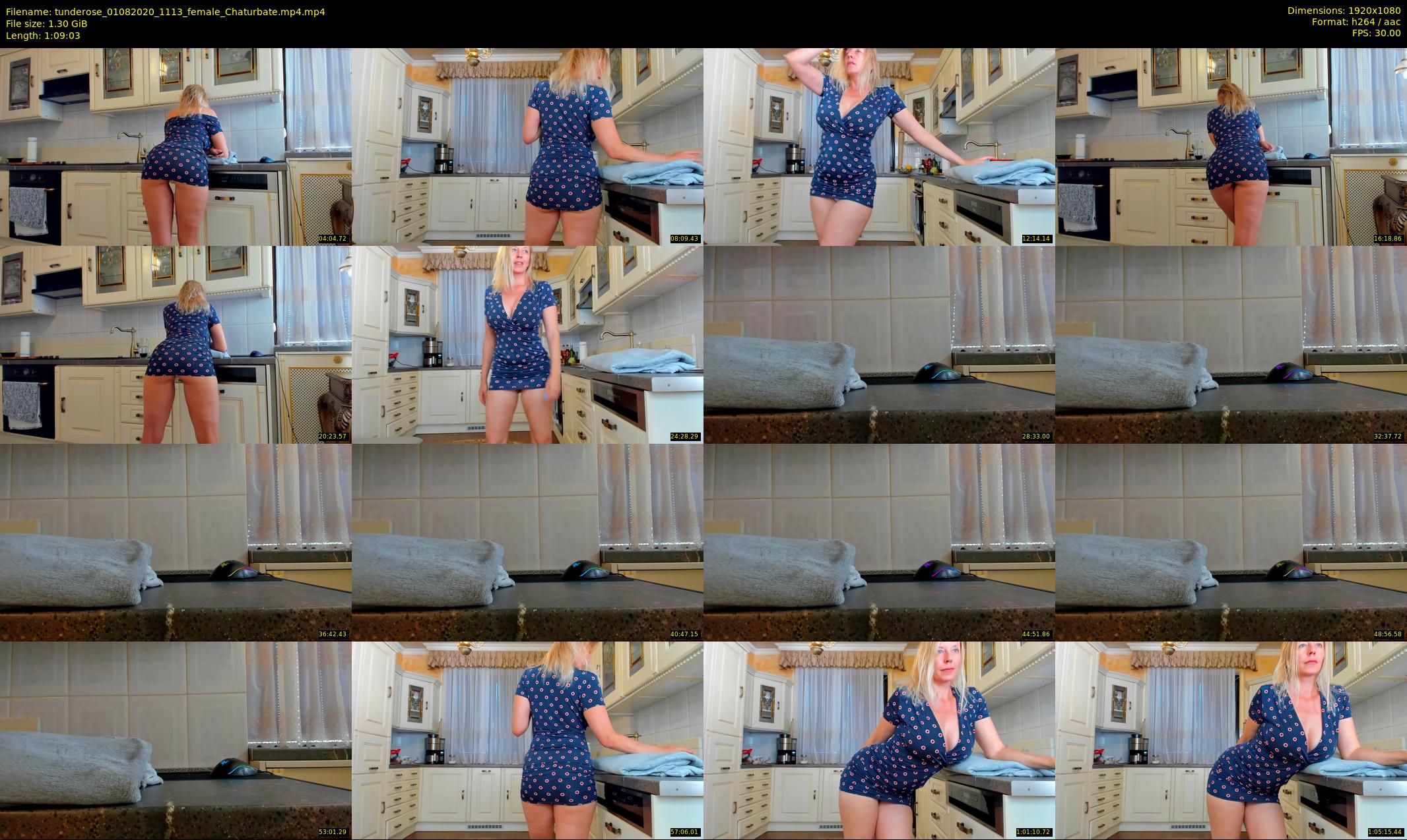 tunderose — 70 minute Chaturbate female cam show recording, 1080p, Aug 1, 2020
