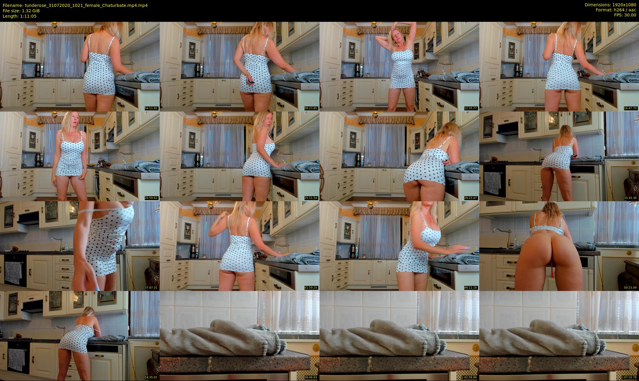 tunderose — 72 minute Chaturbate female cam show recording, 1080p, Jul 31, 2020