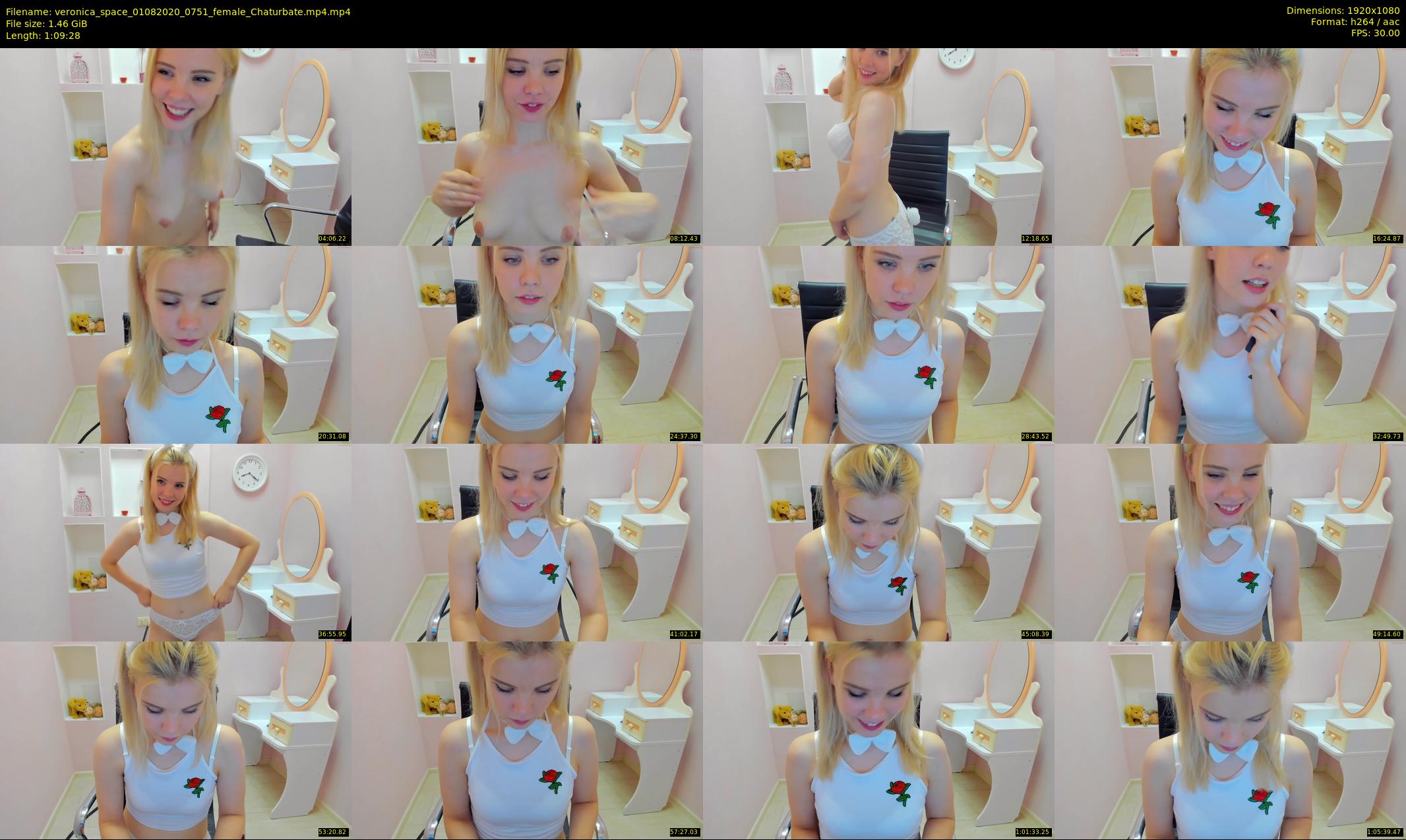 veronica_space — 70 minute Chaturbate female cam show recording, 1080p, Aug 1, 2020