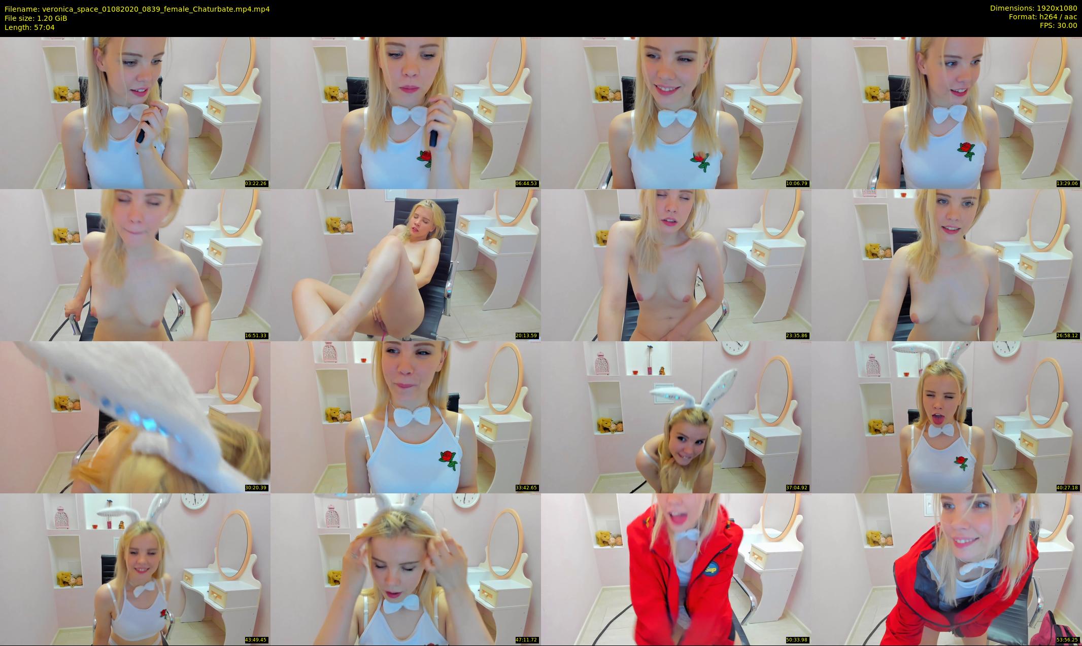 veronica_space — 58 minute Chaturbate female cam show recording, 1080p, Aug 1, 2020