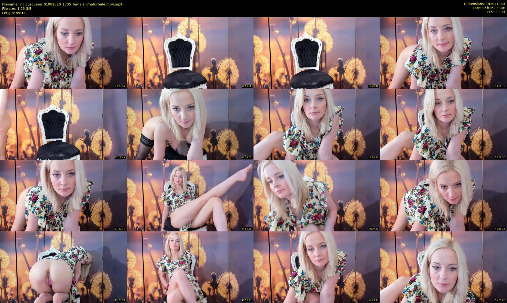 viciousqueen — 60 minute Chaturbate female cam show recording, 1080p, Aug 1, 2020