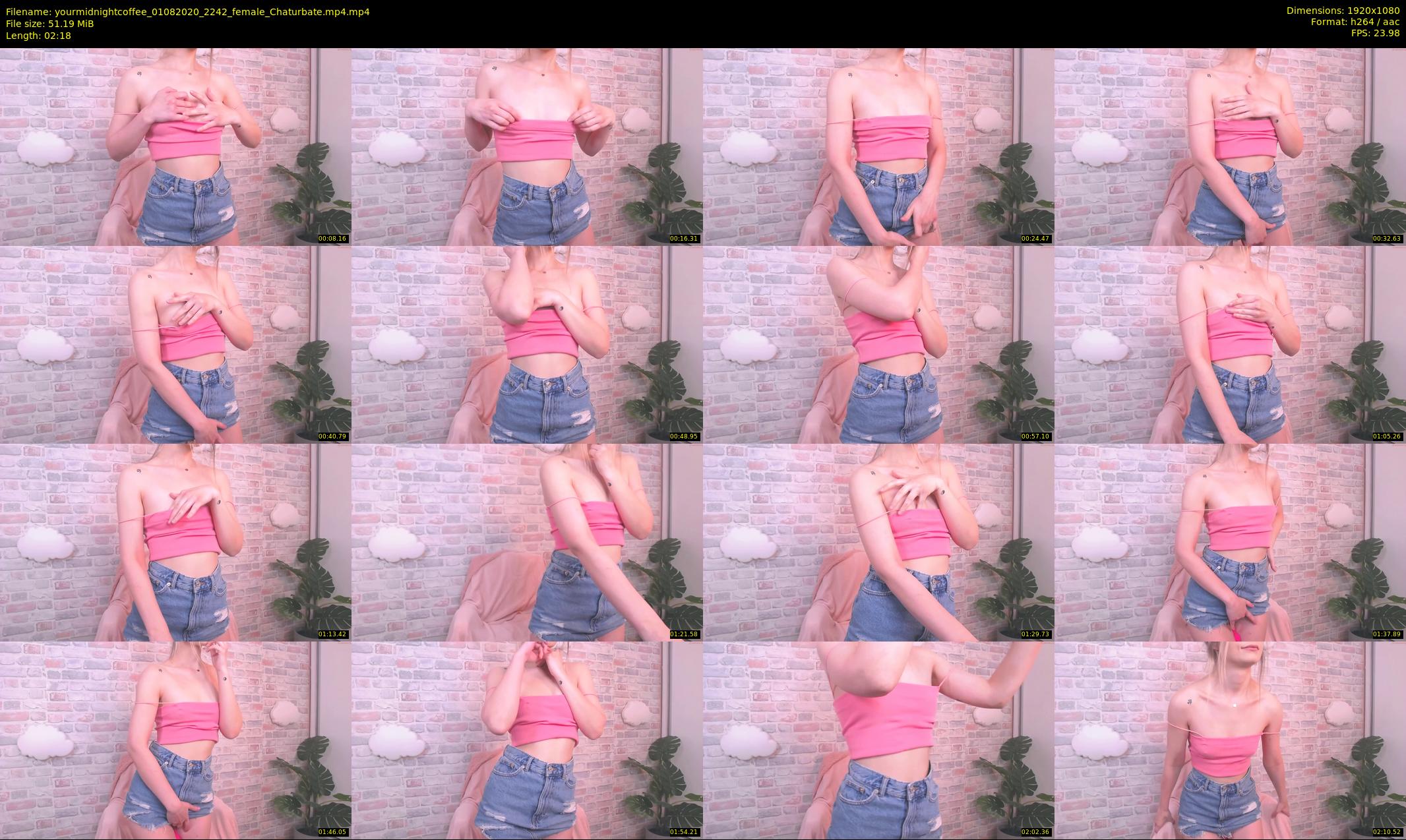 yourmidnightcoffee — 3 minute Chaturbate female cam show recording, 1080p, Aug 1, 2020