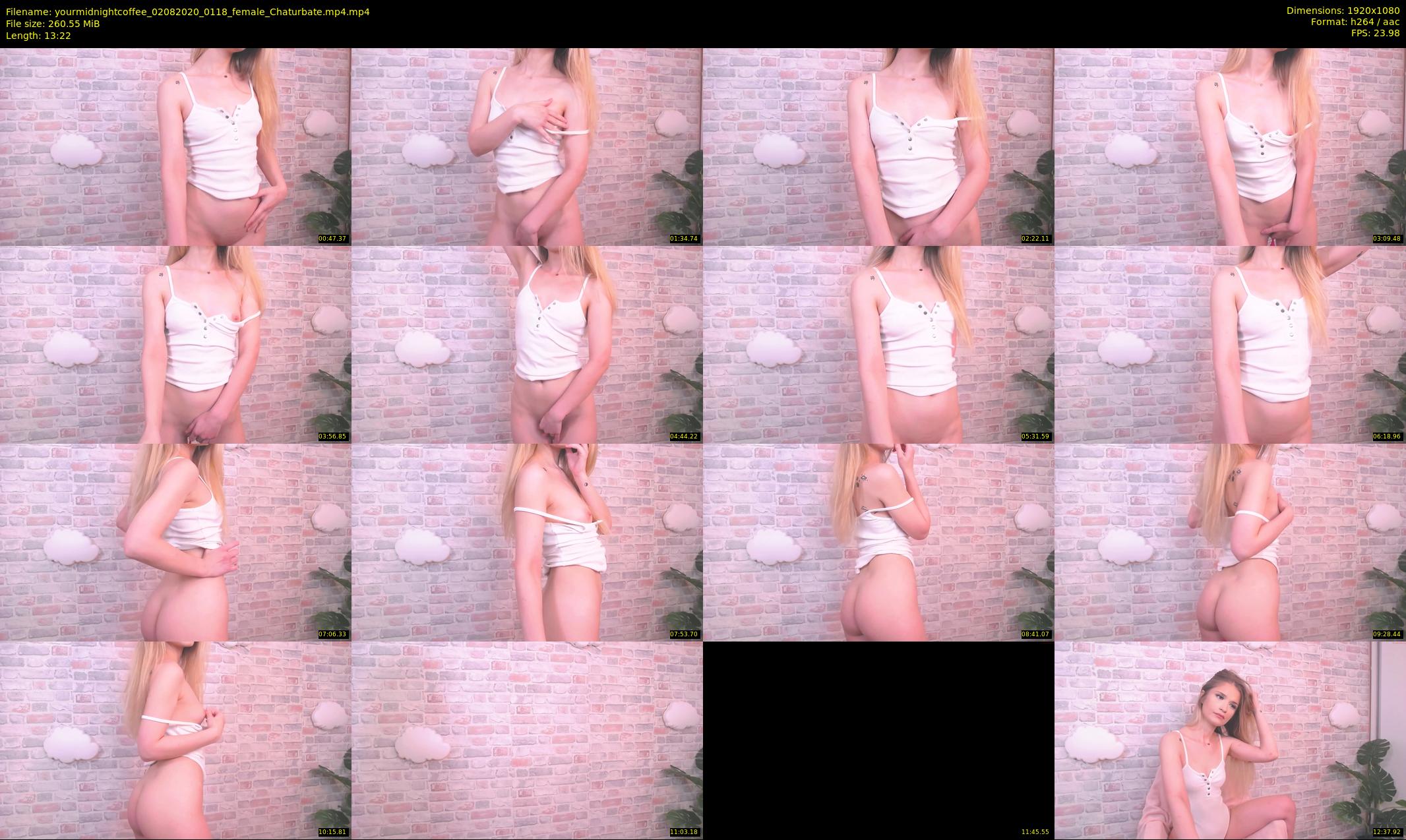 yourmidnightcoffee — 14 minute Chaturbate female cam show recording, 1080p, Aug 2, 2020
