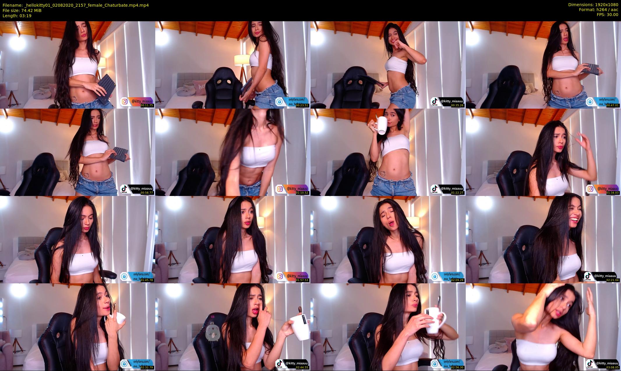 _hellokitty01 — 4 minute Chaturbate female cam show recording, 1080p, Aug 2, 2020