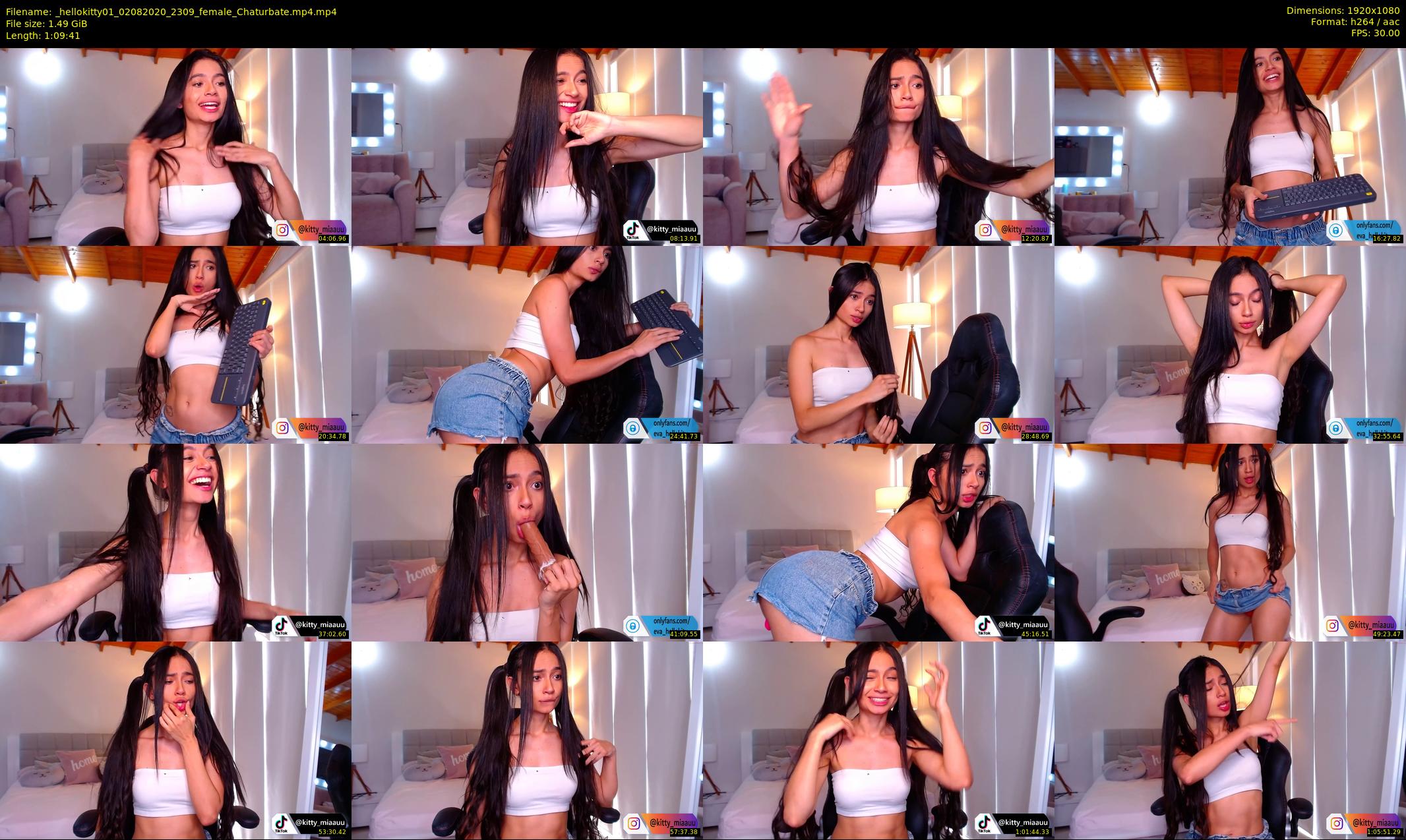 _hellokitty01 — 70 minute Chaturbate female cam show recording, 1080p, Aug 2, 2020