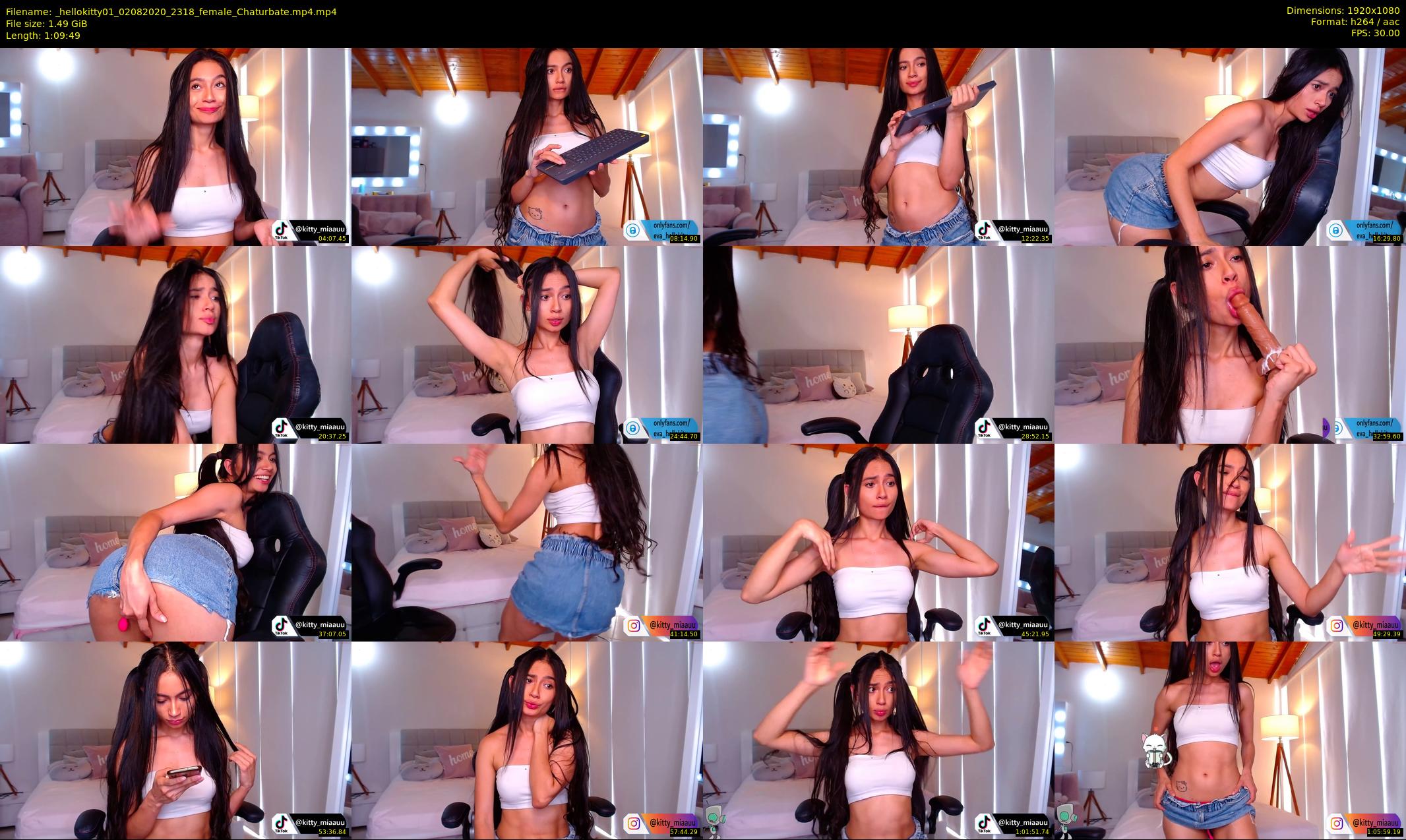 _hellokitty01 — 70 minute Chaturbate female cam show recording, 1080p, Aug 2, 2020