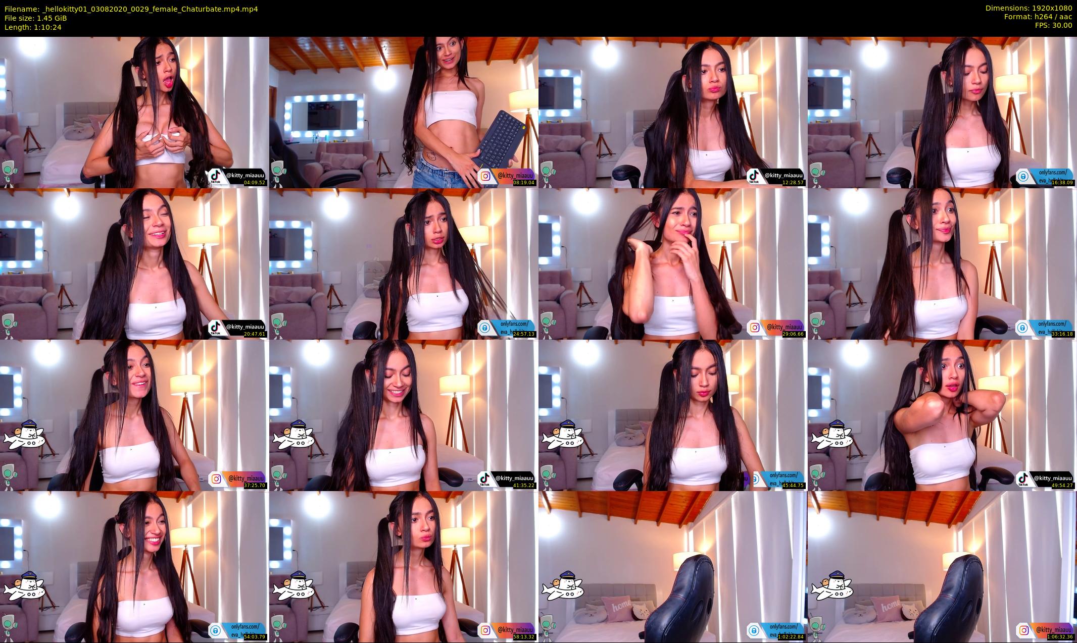 _hellokitty01 — 71 minute Chaturbate female cam show recording, 1080p, Aug 3, 2020