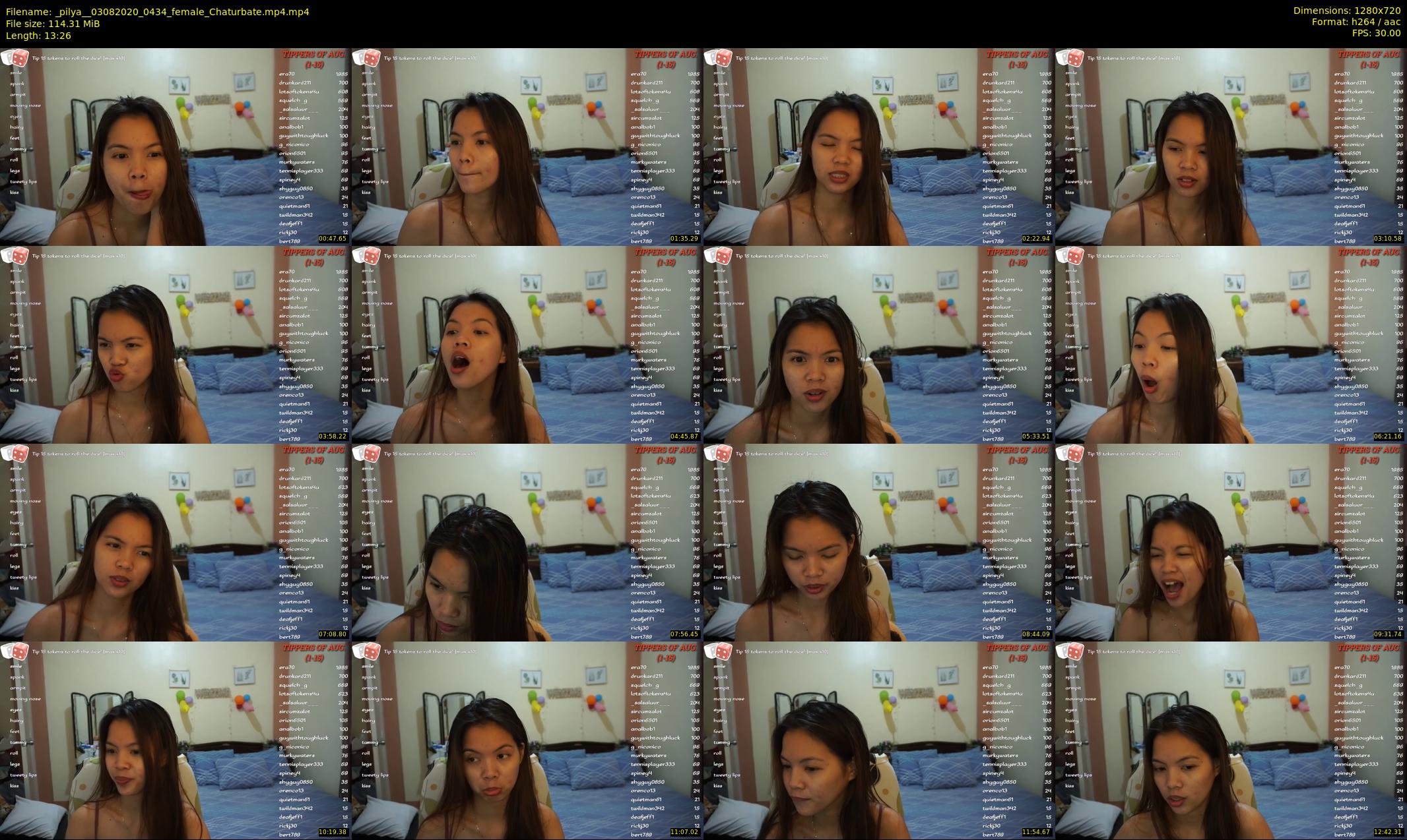 _pilya_ — 14 minute Chaturbate female cam show recording, 720p, Aug 3, 2020