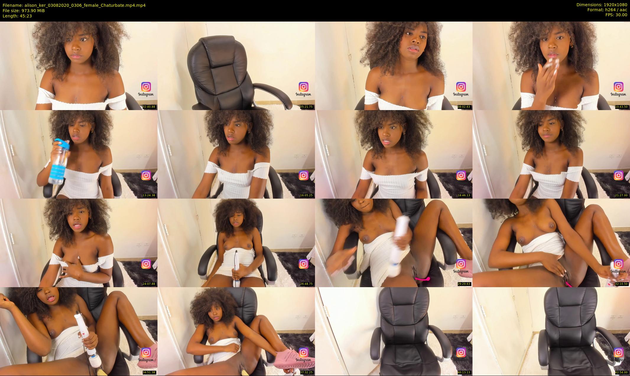 alison_ker — 46 minute Chaturbate female cam show recording, 1080p, Aug 3, 2020