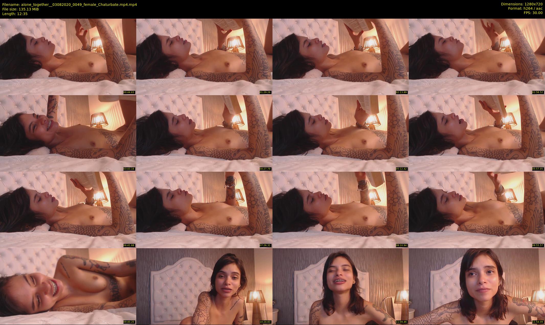 alone_together_ — 13 minute Chaturbate female cam show recording, 720p, Aug 3, 2020