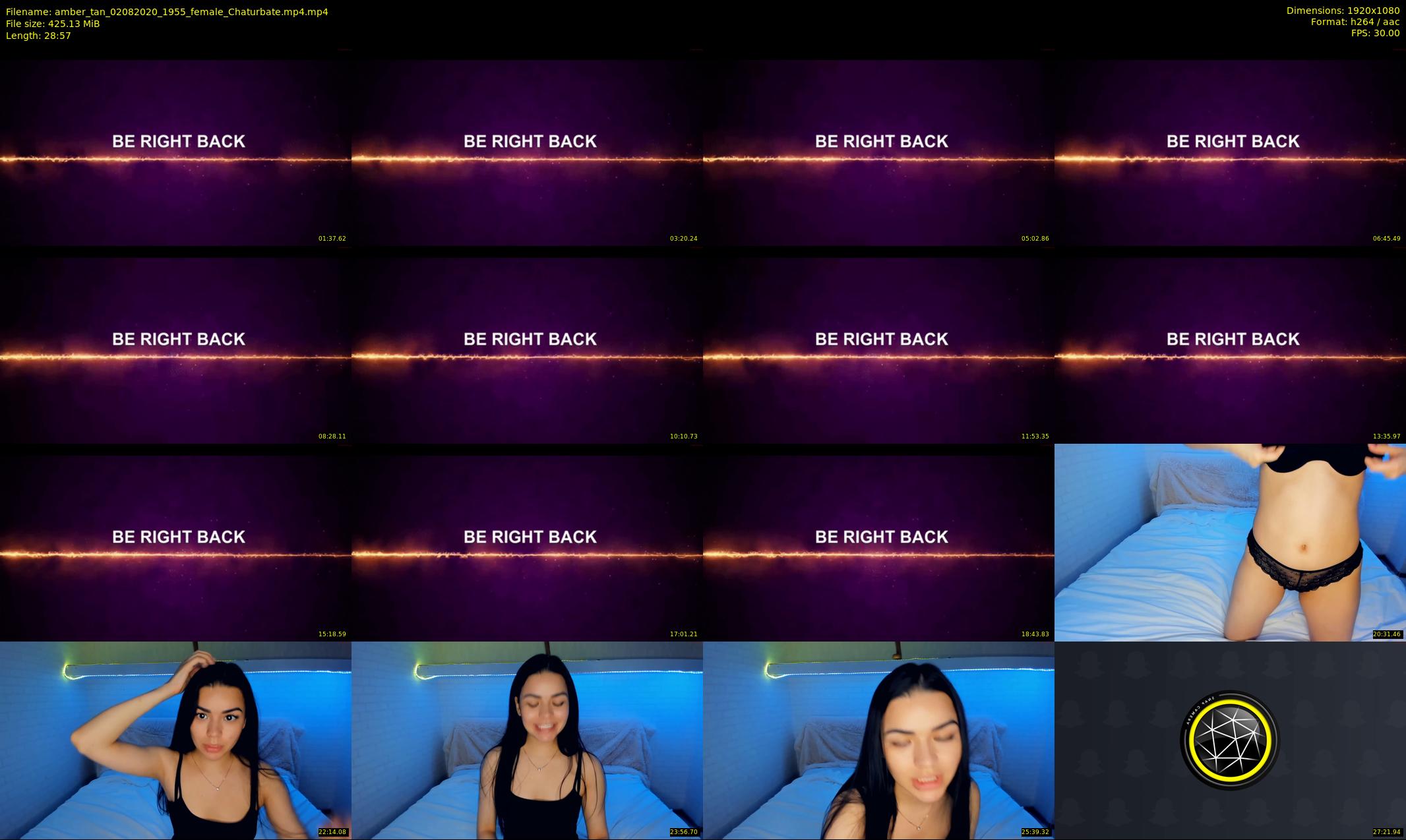 amber_tan — 29 minute Chaturbate female cam show recording, 1080p, Aug 2, 2020