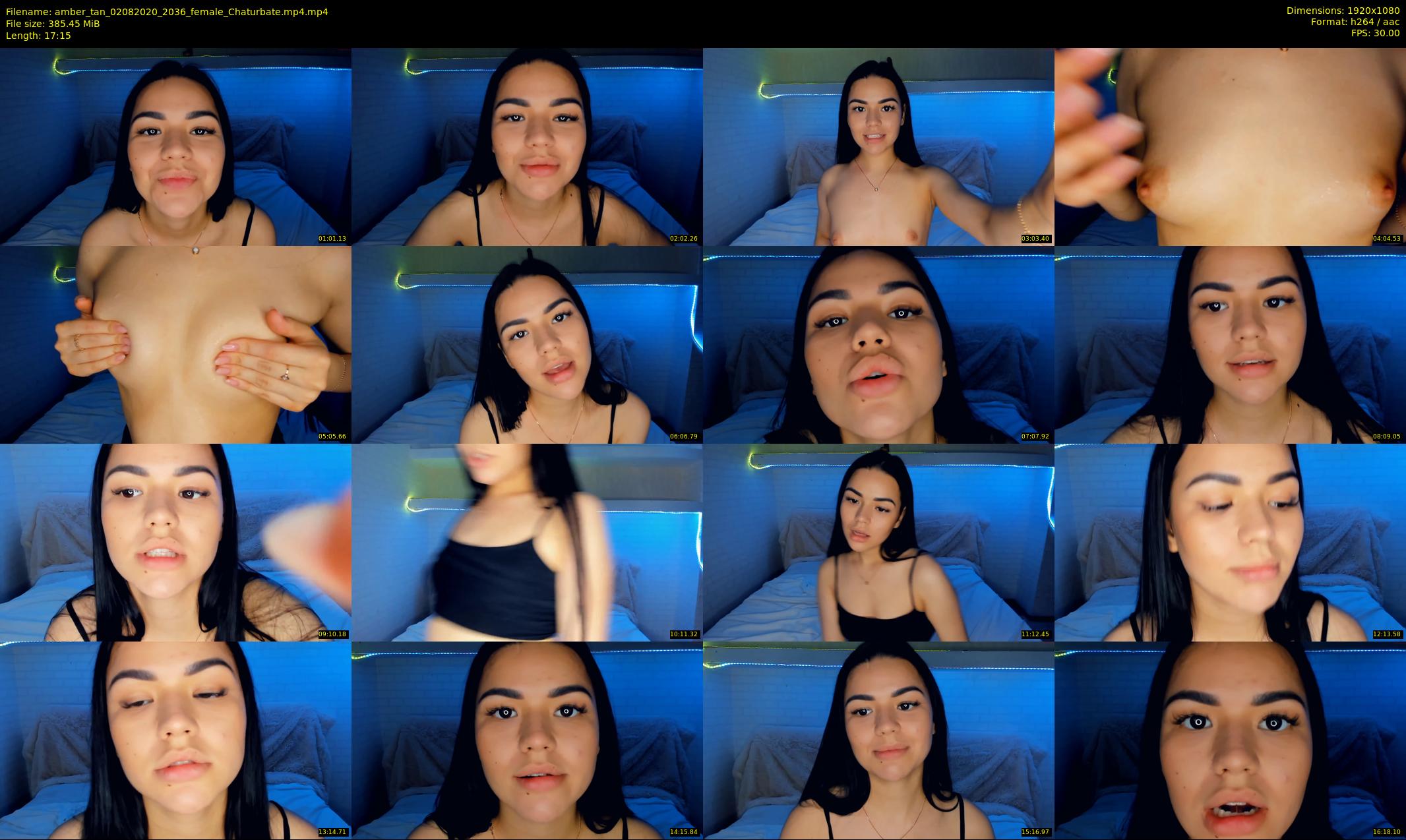 amber_tan — 18 minute Chaturbate female cam show recording, 1080p, Aug 2, 2020