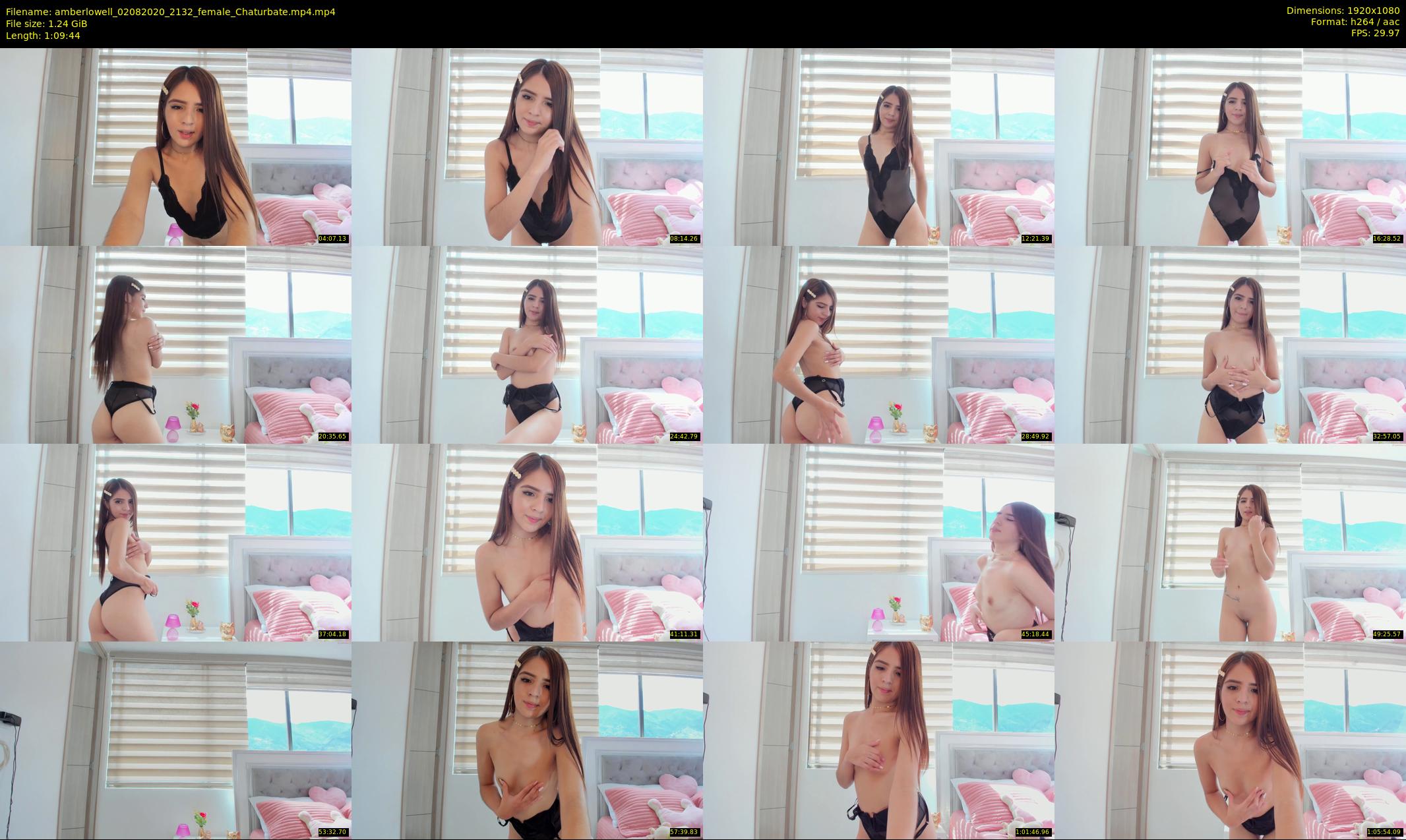amberlowell — 70 minute Chaturbate female cam show recording, 1080p, Aug 2, 2020
