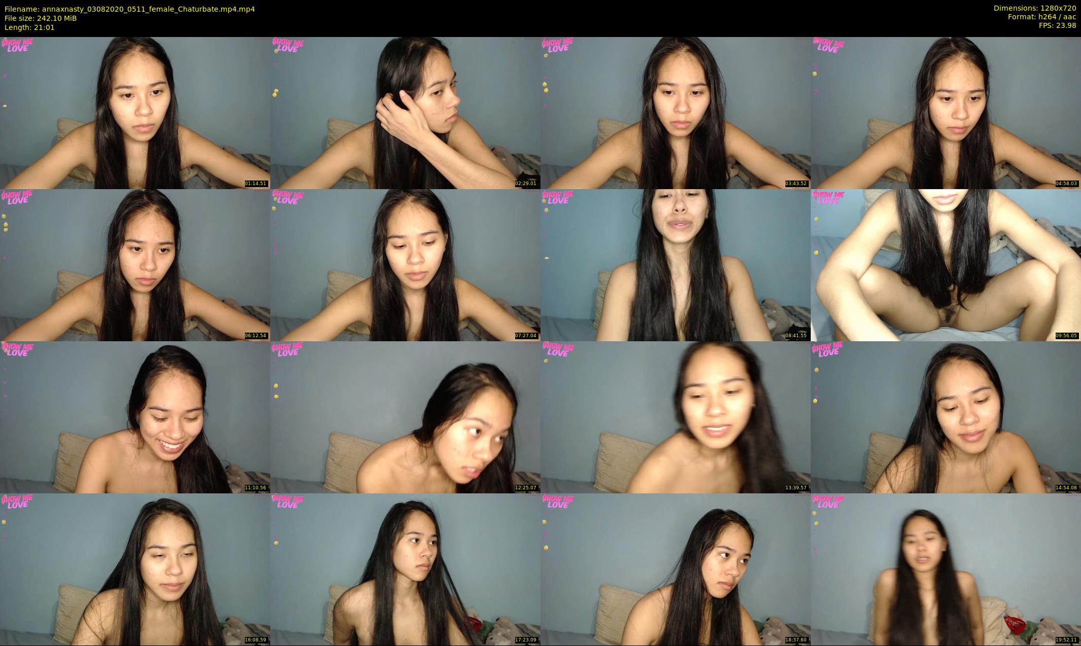 annaxnasty — 22 minute Chaturbate female cam show recording, 720p, Aug 3, 2020