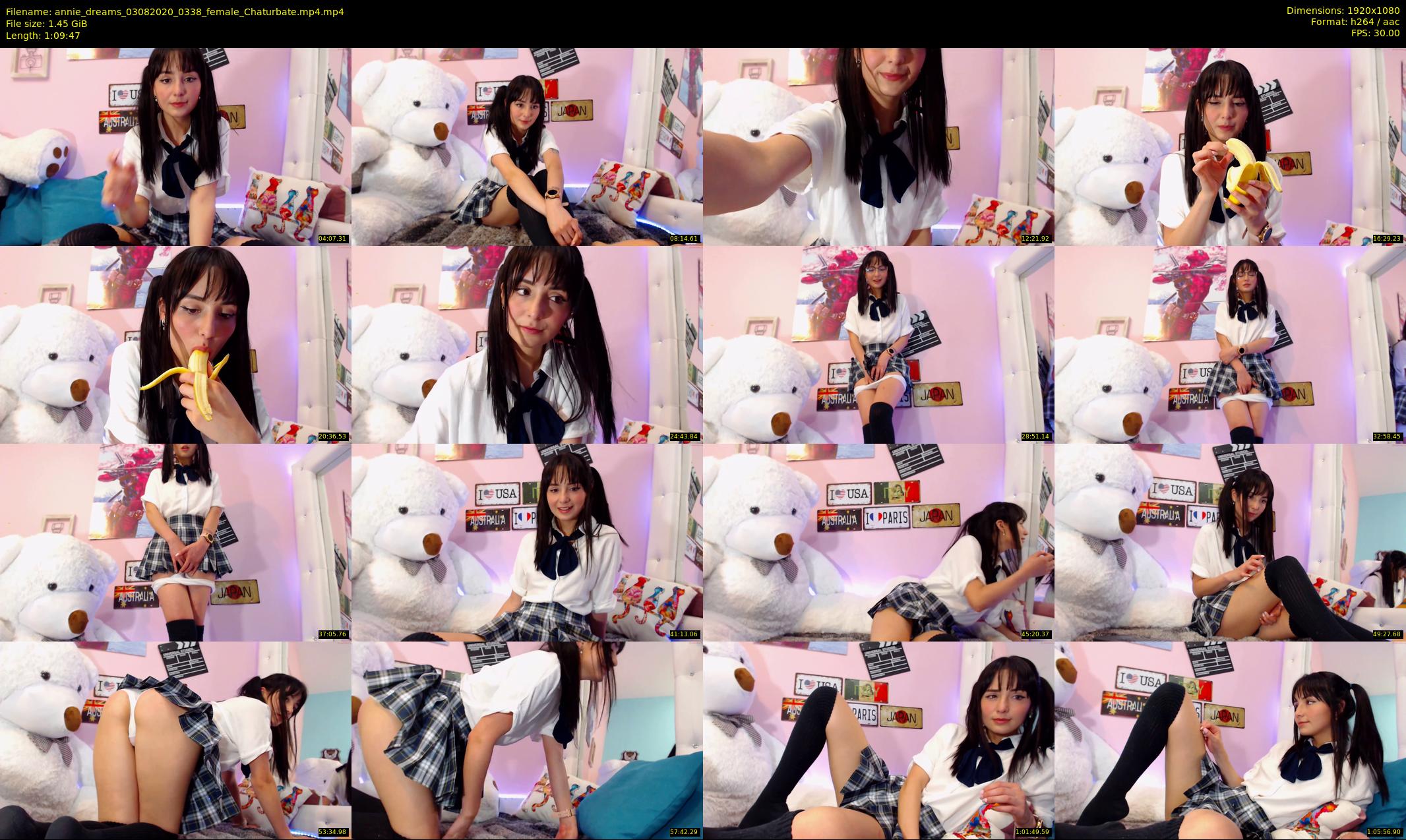 annie_dreams — 70 minute Chaturbate female cam show recording, 1080p, Aug 3, 2020