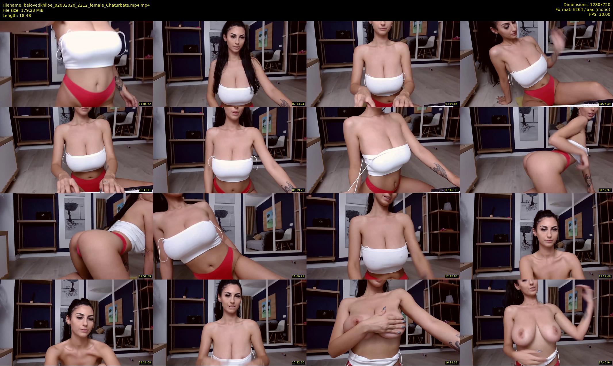 belovedkhlloe — 19 minute Chaturbate female cam show recording, 720p, Aug 2, 2020