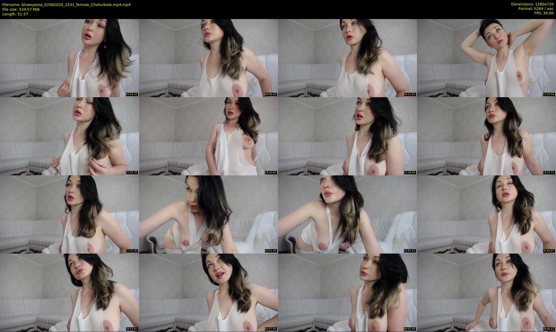 blueeyeess — 52 minute Chaturbate female cam show recording, 720p, Aug 2, 2020