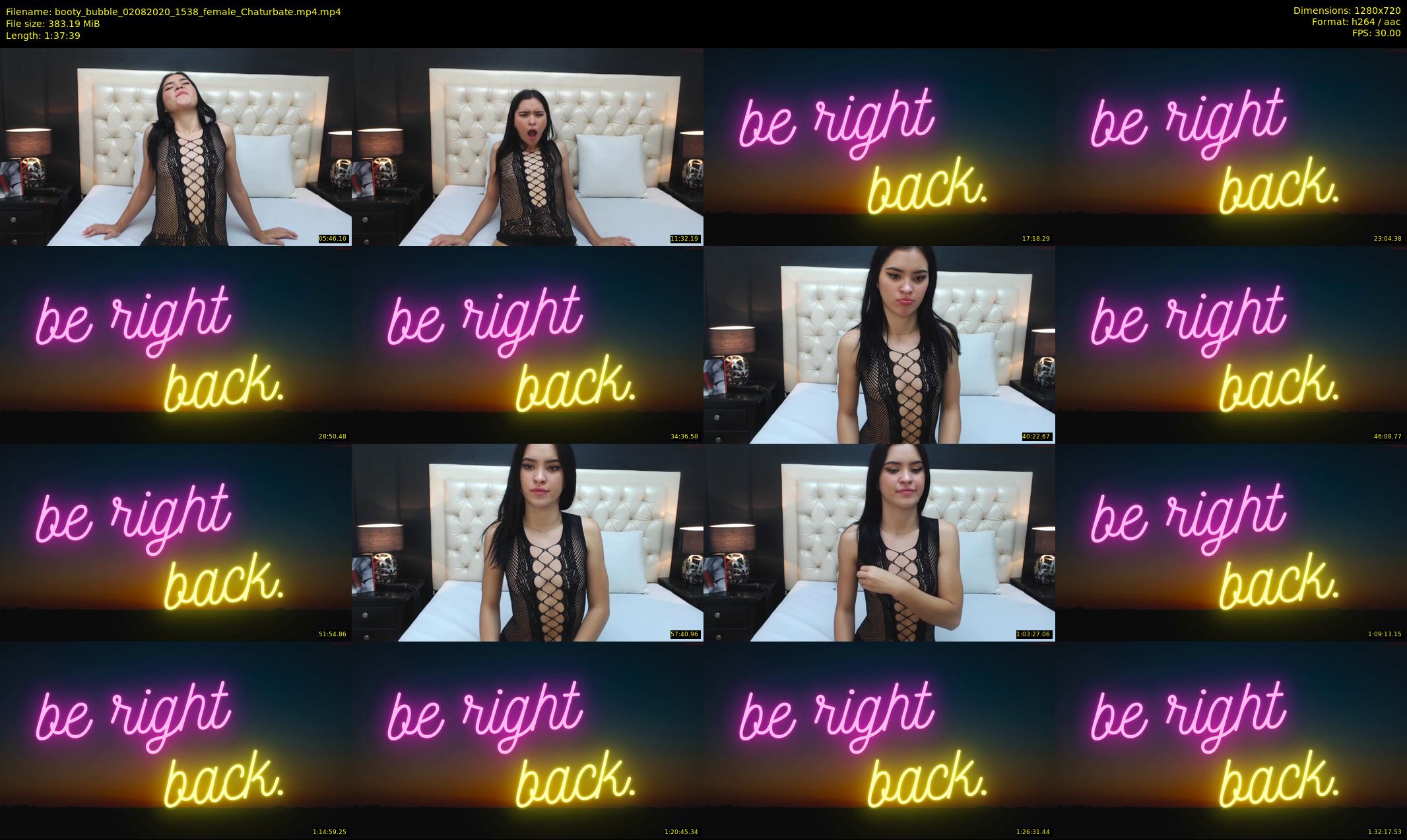 booty_bubble — 98 minute Chaturbate female cam show recording, 720p, Aug 2, 2020
