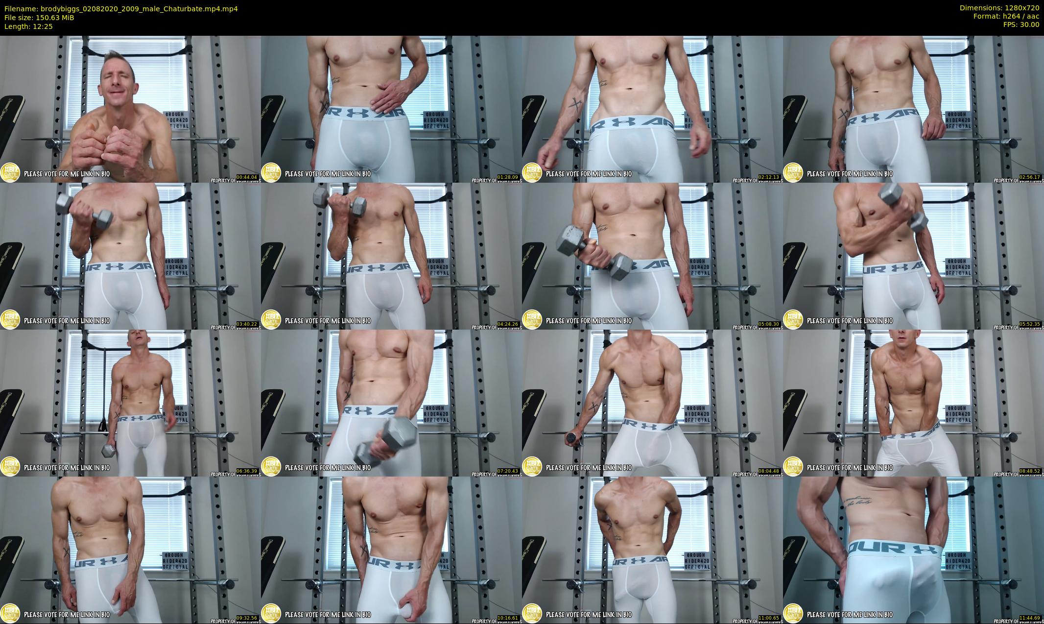 brodybiggs — 13 minute Chaturbate male cam show recording, 720p, Aug 2, 2020
