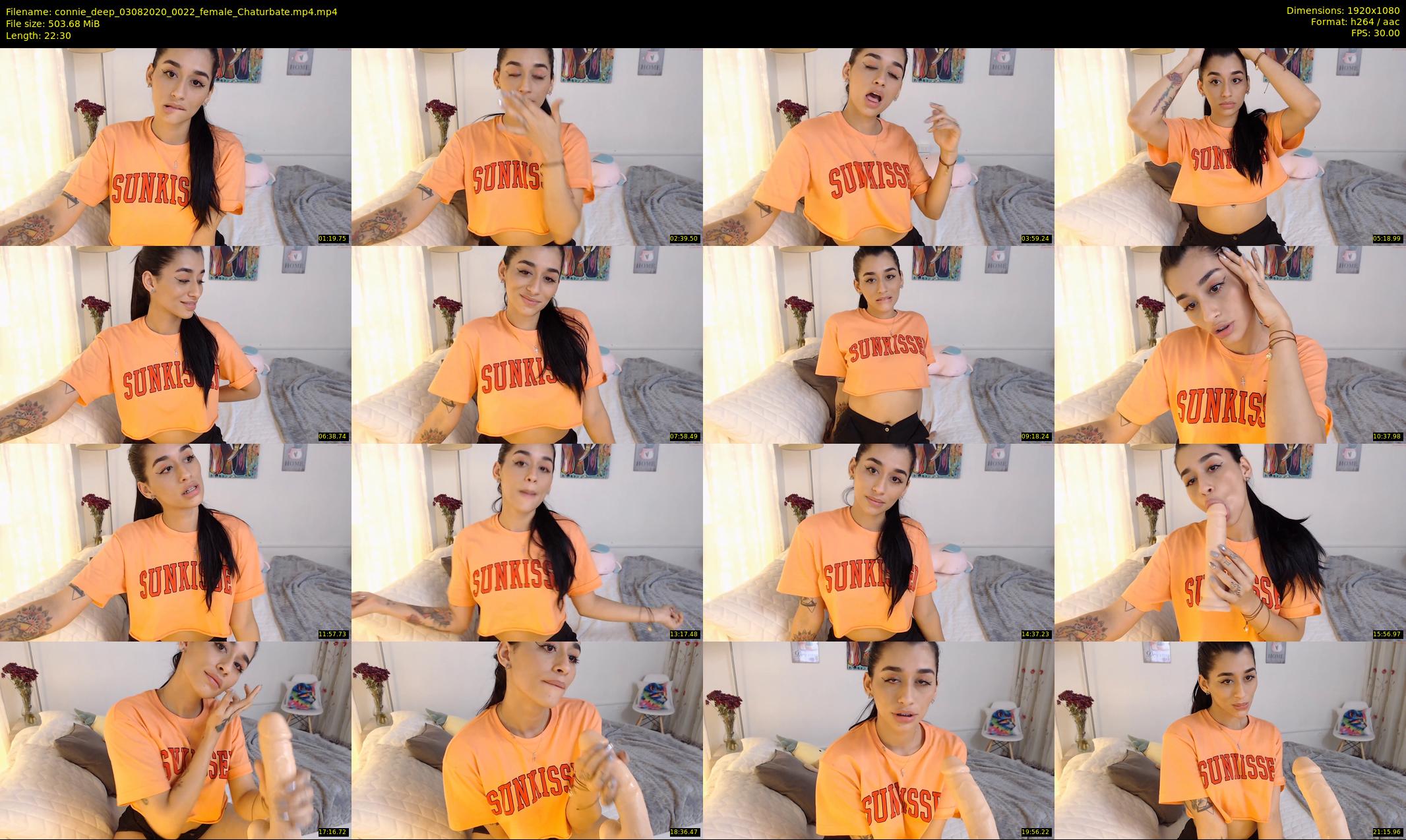 connie_deep — 23 minute Chaturbate female cam show recording, 1080p, Aug 3, 2020