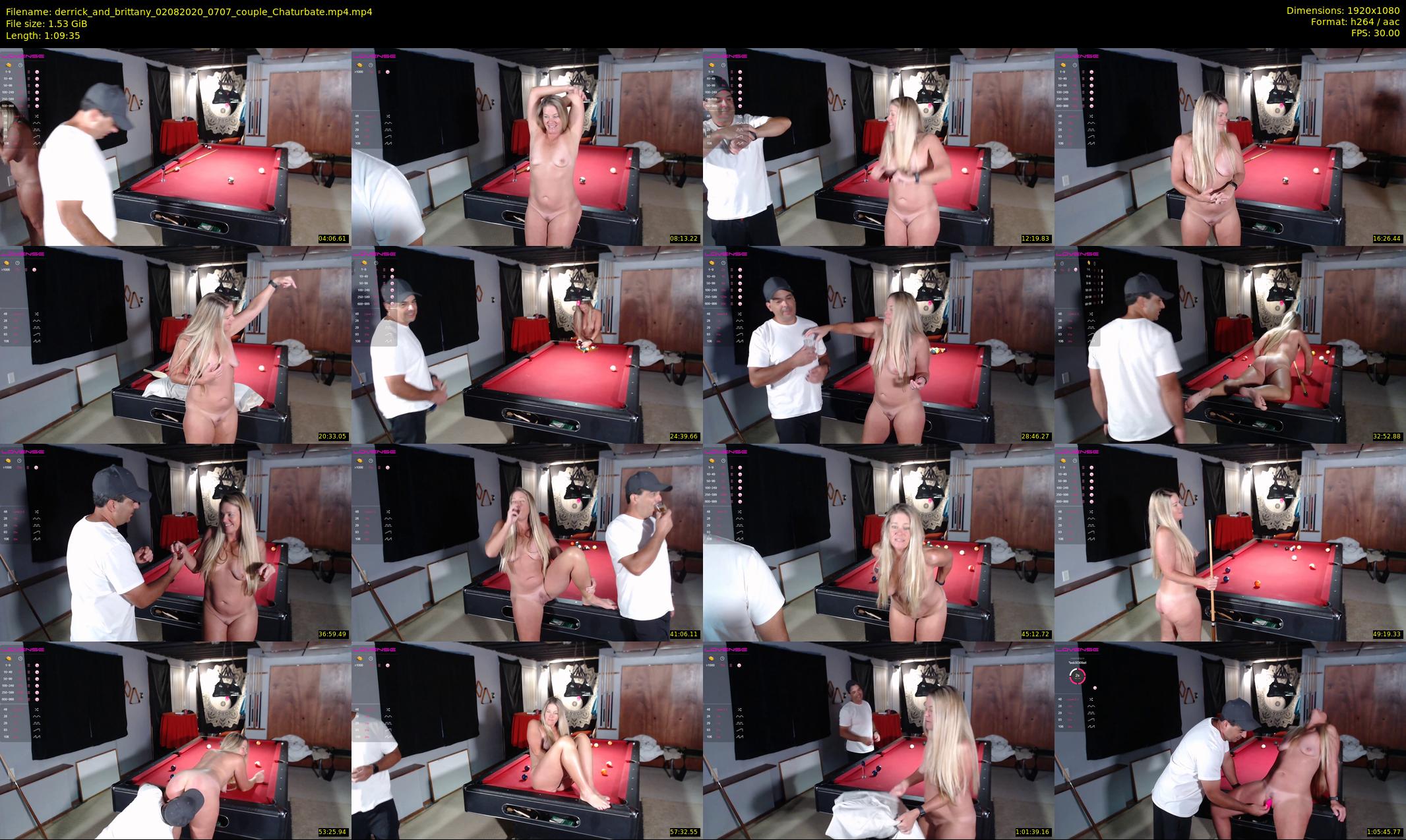 derrick_and_brittany — 70 minute Chaturbate couple cam show recording, 1080p, Aug 2, 2020