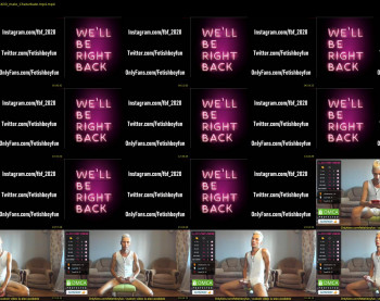 fetishboyfun — 36 minute Chaturbate male cam show recording, 720p, Aug 2, 2020