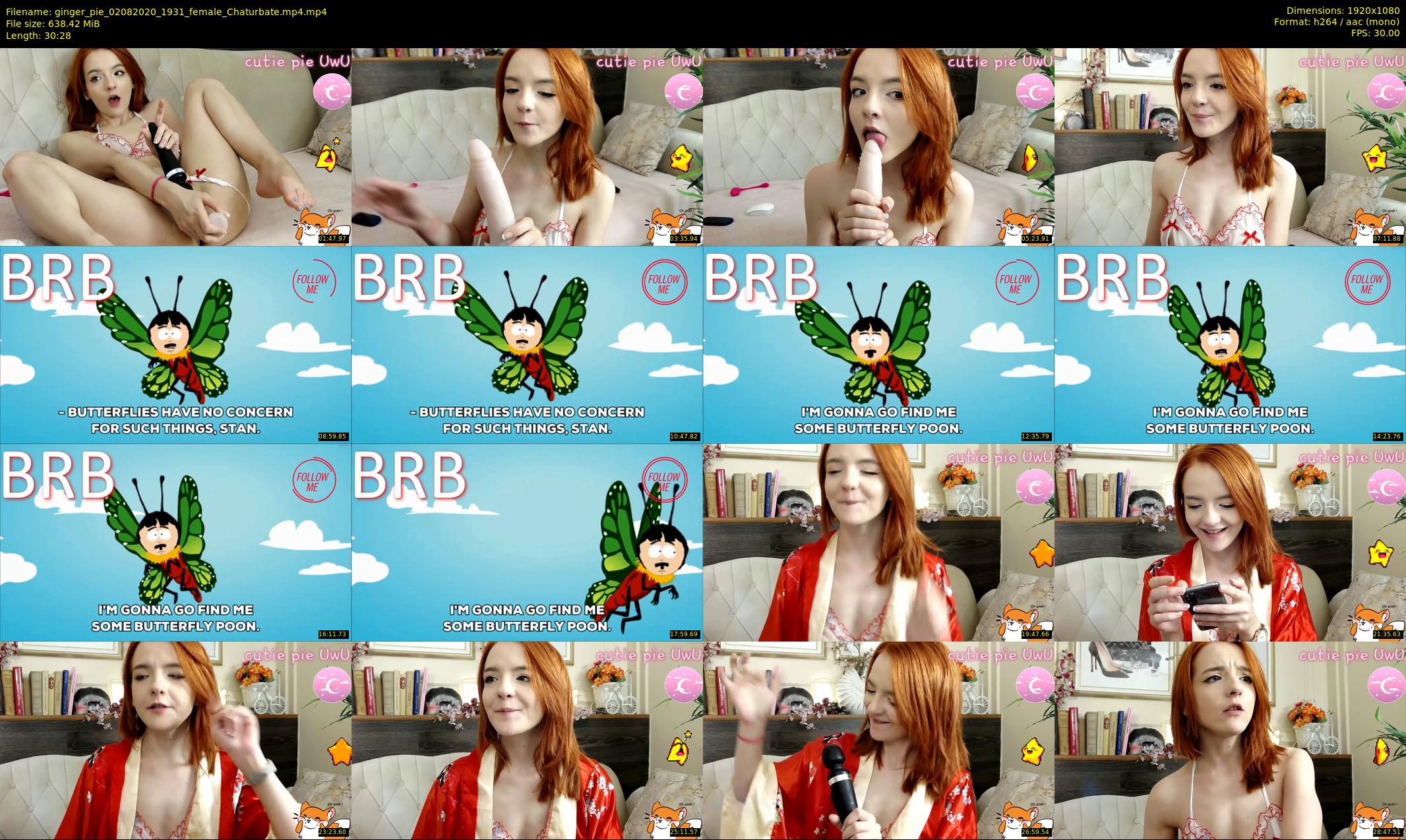 ginger_pie — 31 minute Chaturbate female cam show recording, 1080p, Aug 2, 2020