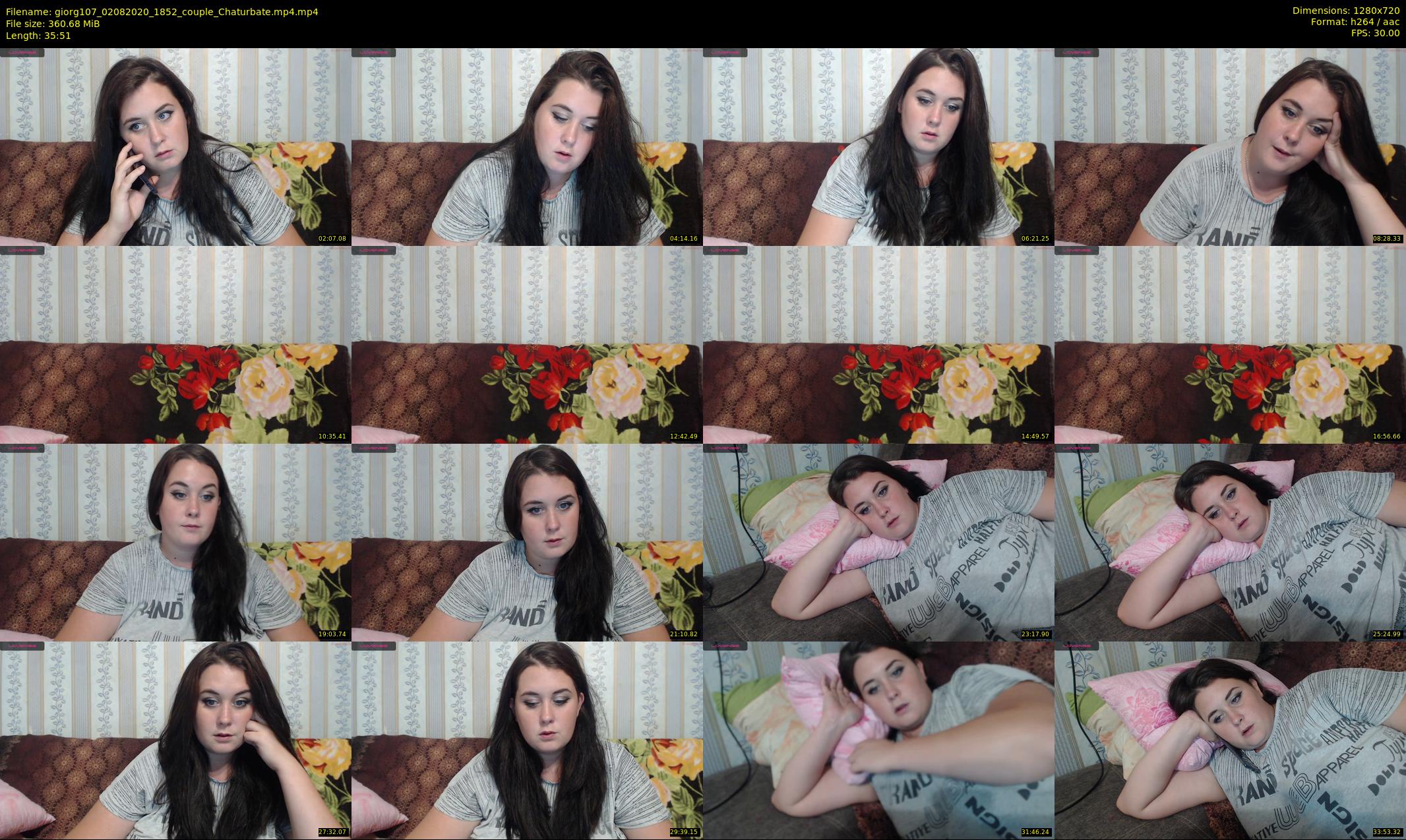 giorg107 — 36 minute Chaturbate couple cam show recording, 720p, Aug 2, 2020