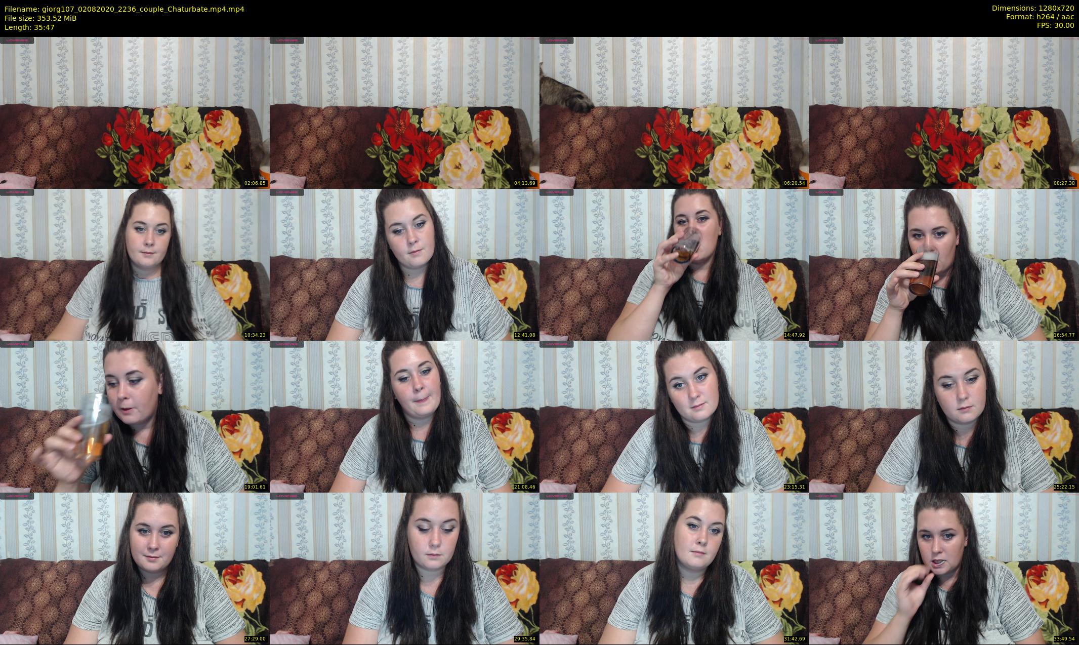 giorg107 — 36 minute Chaturbate couple cam show recording, 720p, Aug 2, 2020
