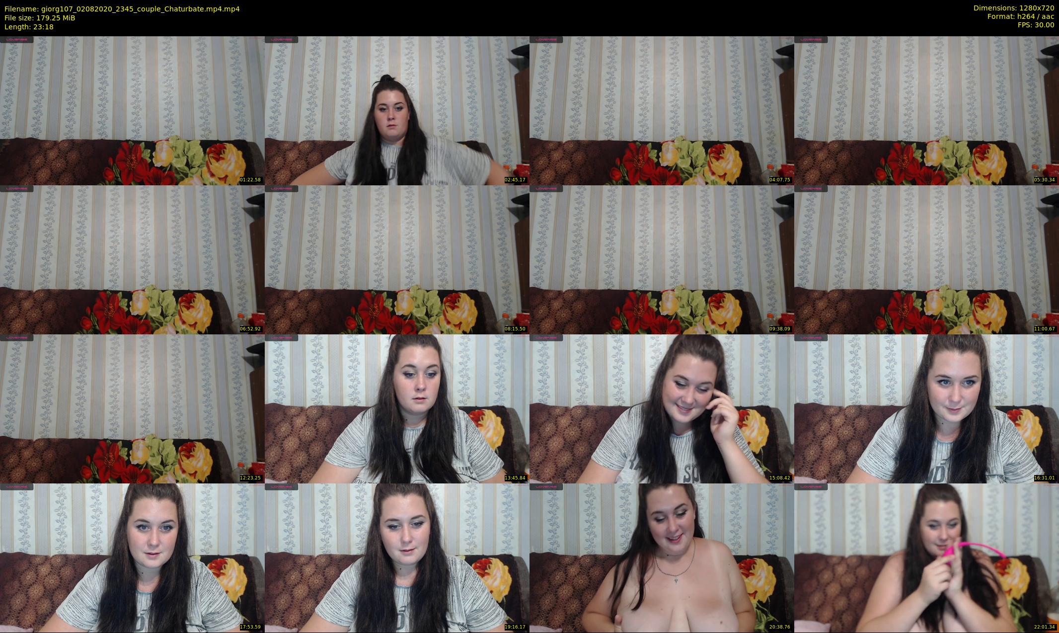 giorg107 — 24 minute Chaturbate couple cam show recording, 720p, Aug 2, 2020