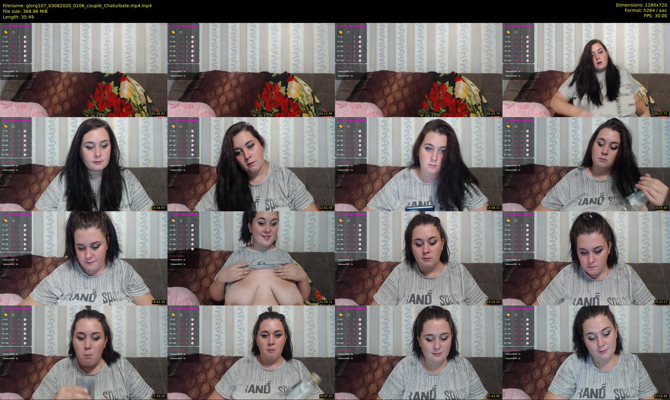 giorg107 — 36 minute Chaturbate couple cam show recording, 720p, Aug 3, 2020