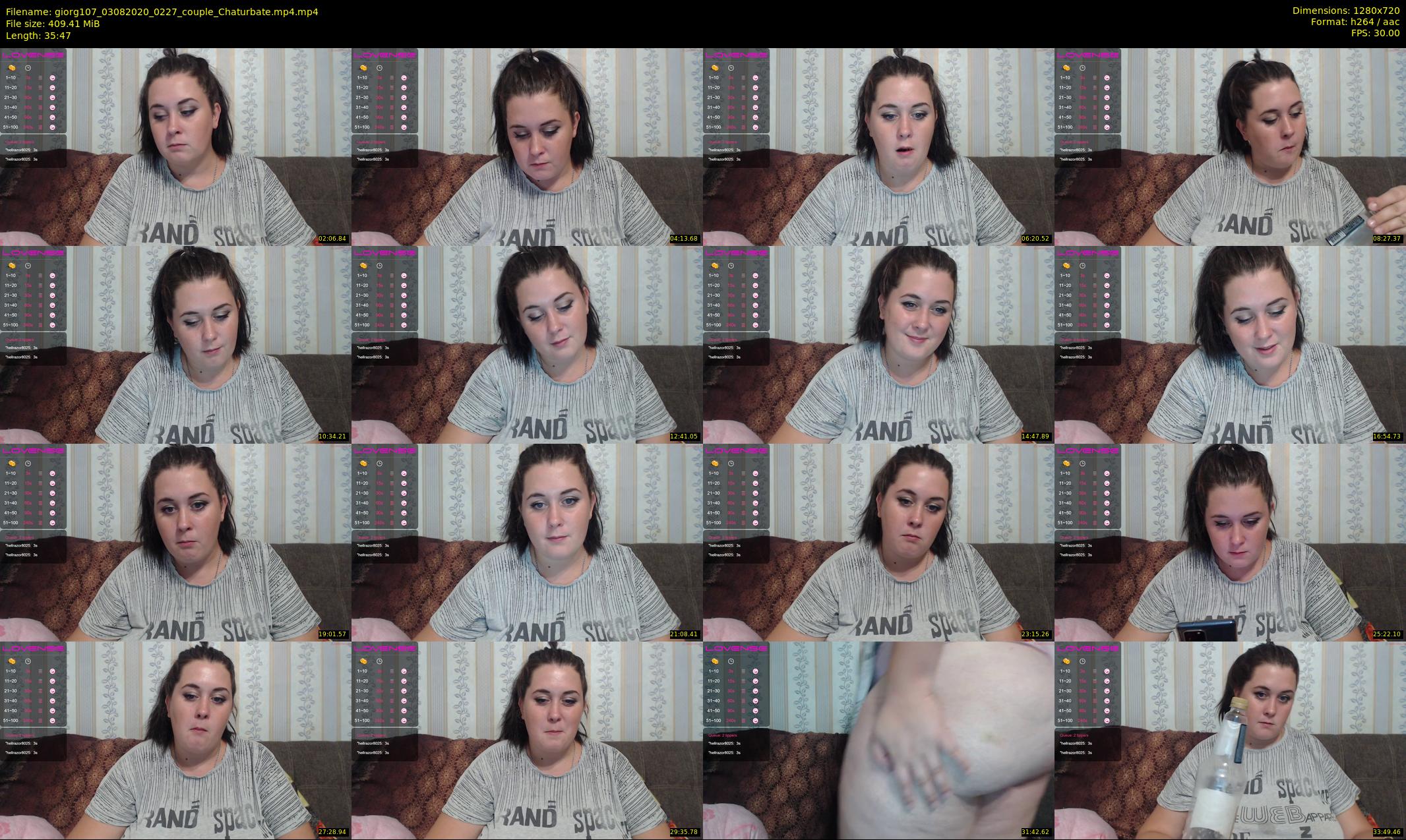 giorg107 — 36 minute Chaturbate couple cam show recording, 720p, Aug 3, 2020