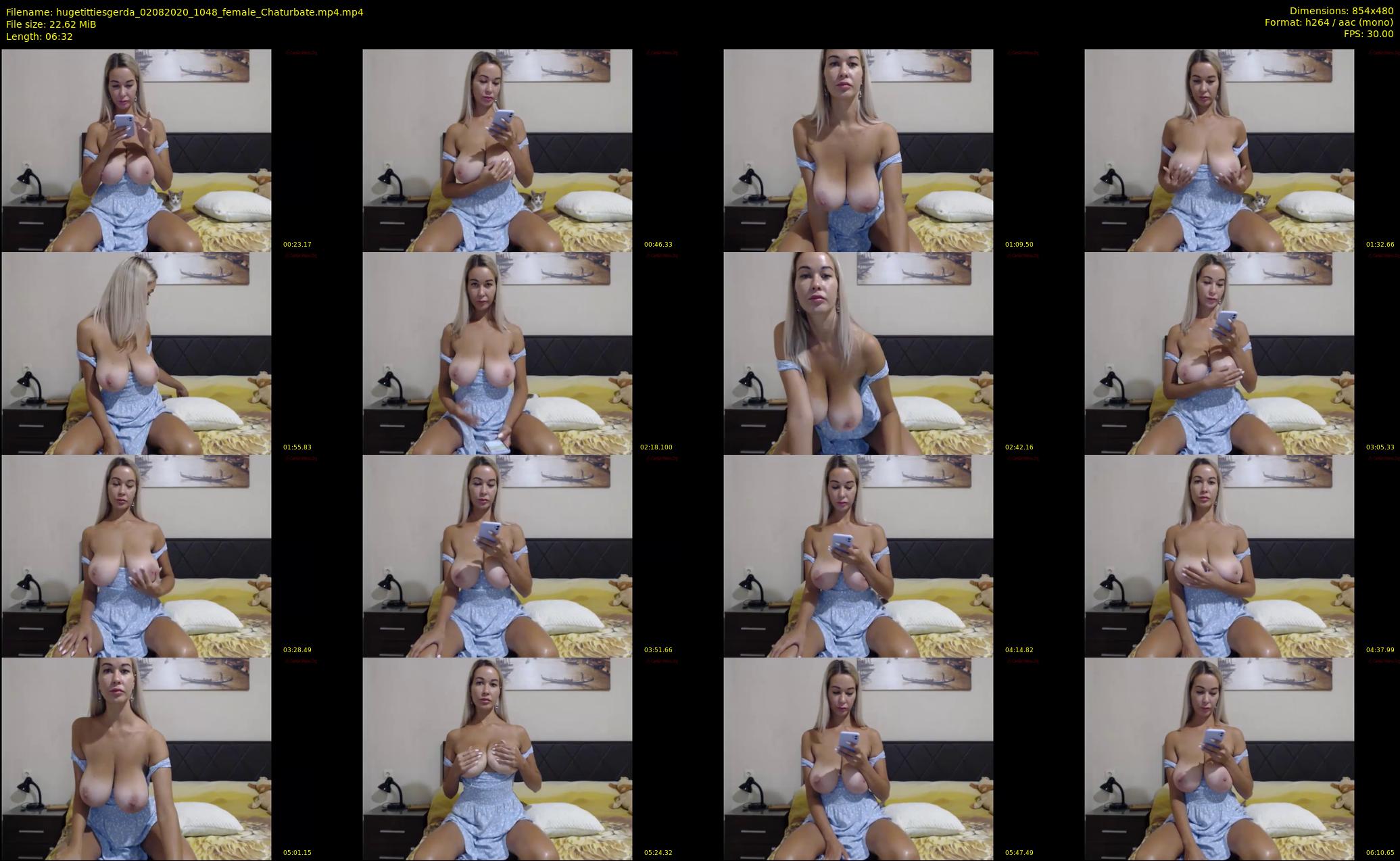 hugetittiesgerda — 7 minute Chaturbate female cam show recording, 480p, Aug 2, 2020