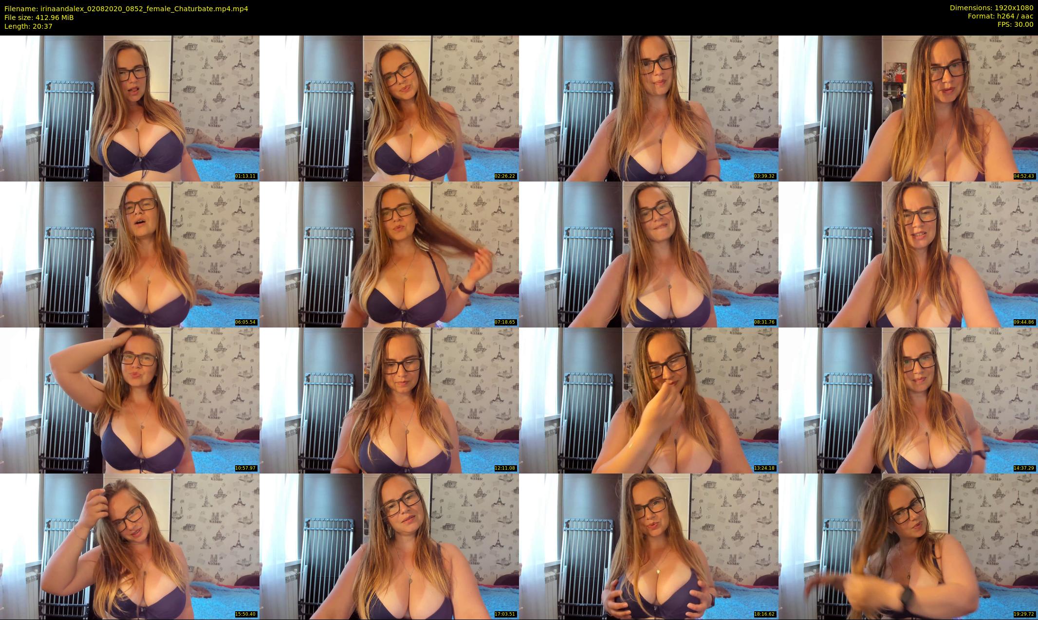 irinaandalex — 21 minute Chaturbate couple cam show recording, 1080p, Aug 2, 2020