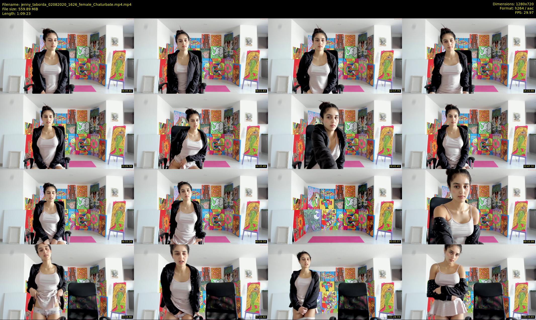 jenny_taborda — 70 minute Chaturbate female cam show recording, 720p, Aug 2, 2020