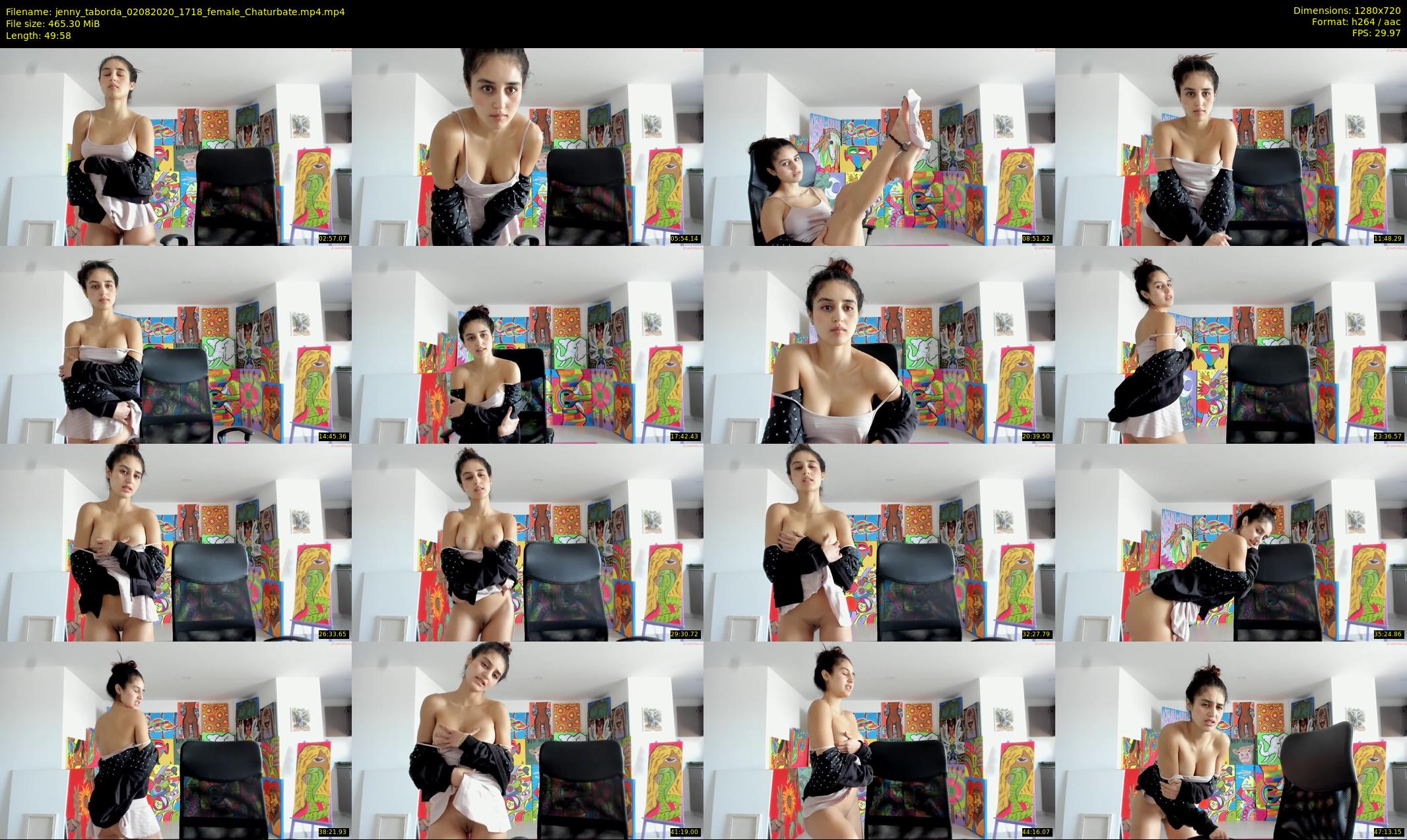 jenny_taborda — 50 minute Chaturbate female cam show recording, 720p, Aug 2, 2020