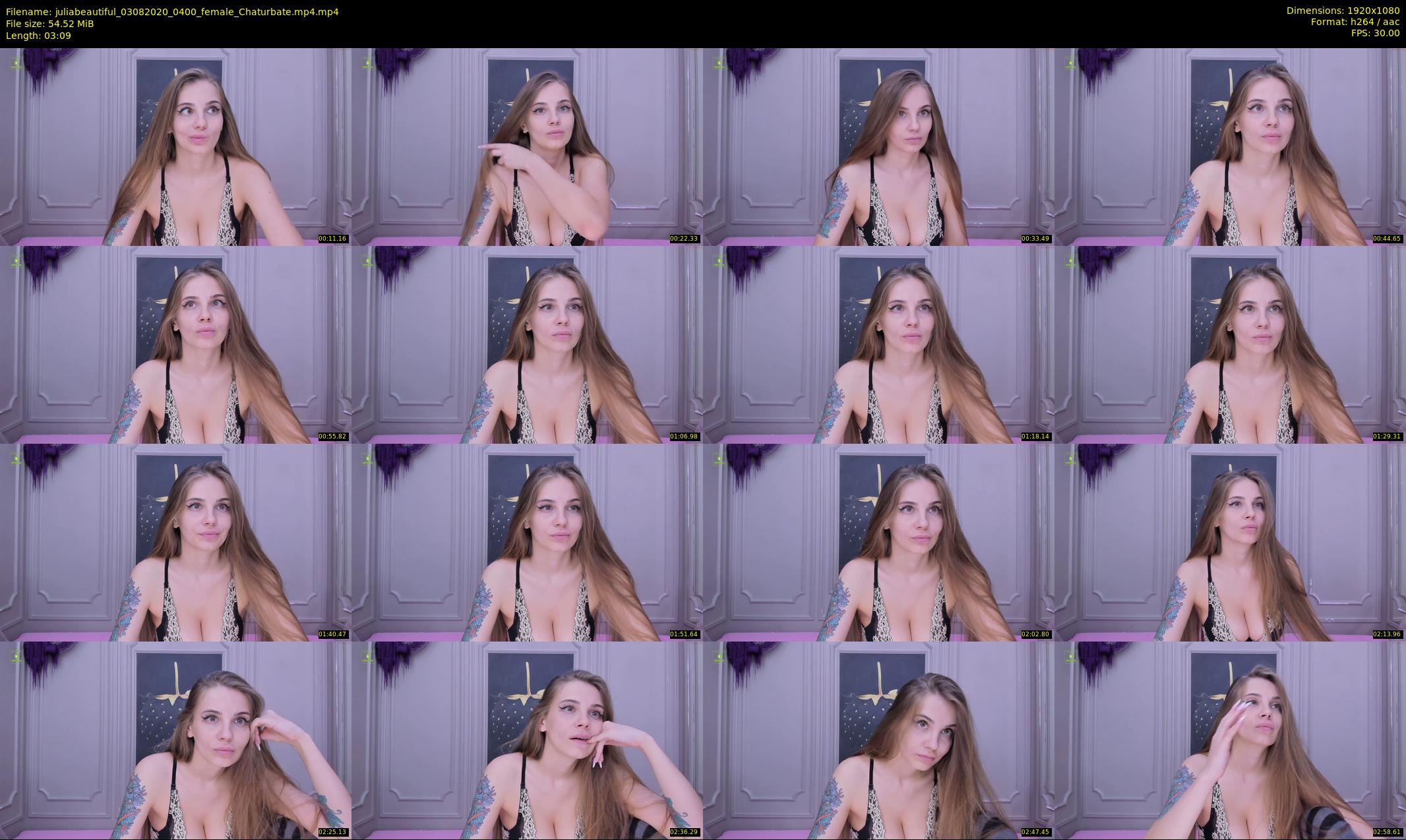 juliabeautiful — 4 minute Chaturbate female cam show recording, 1080p, Aug 3, 2020