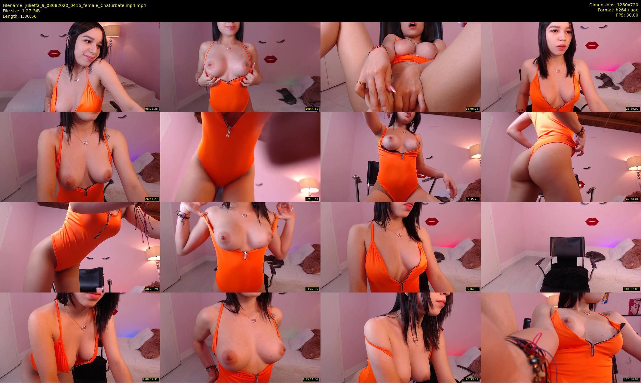 julietta_9 — 91 minute Chaturbate female cam show recording, 720p, Aug 3, 2020